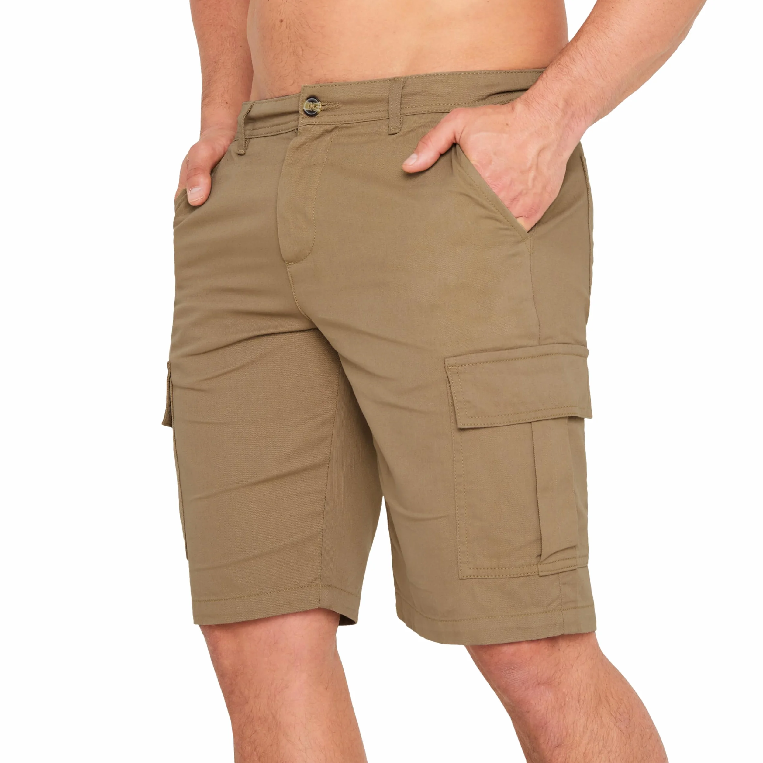 Pantalón Corto de Carga CityComfort para Hombre con Bolsillos