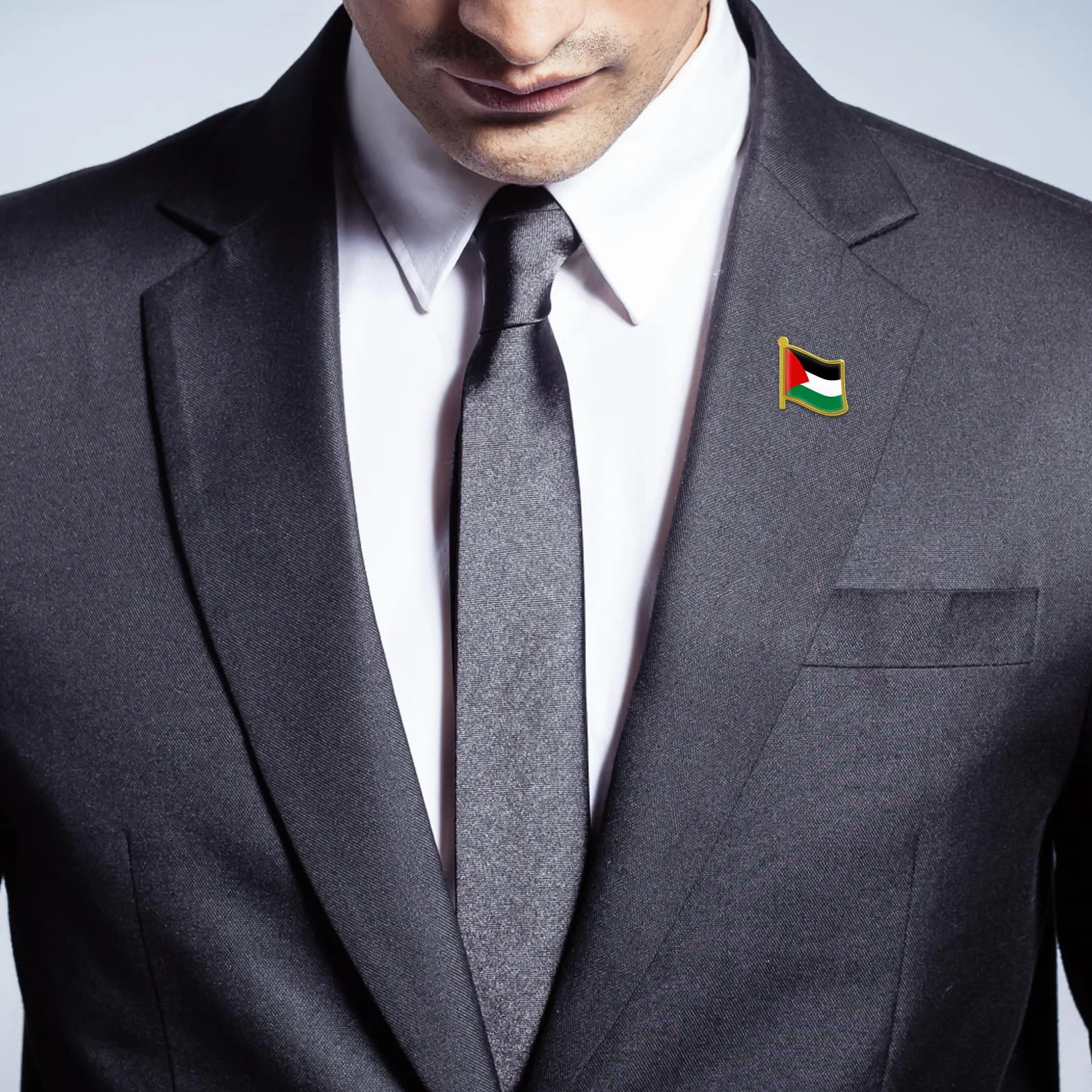 Insignias de la Bandera Palestina, Alfileres, Broches y Pines Esmaltados