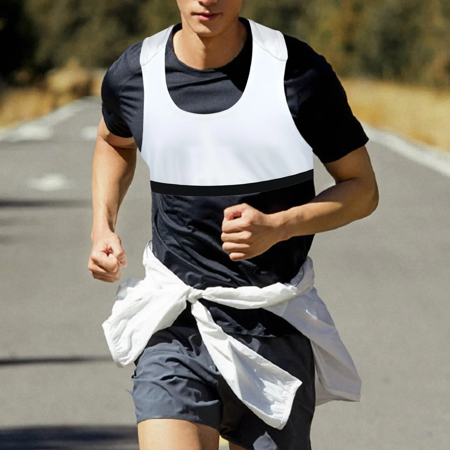 Chalecos Localizador GPS Fútbol para Hombres Transpirable Accesorio Deportivo