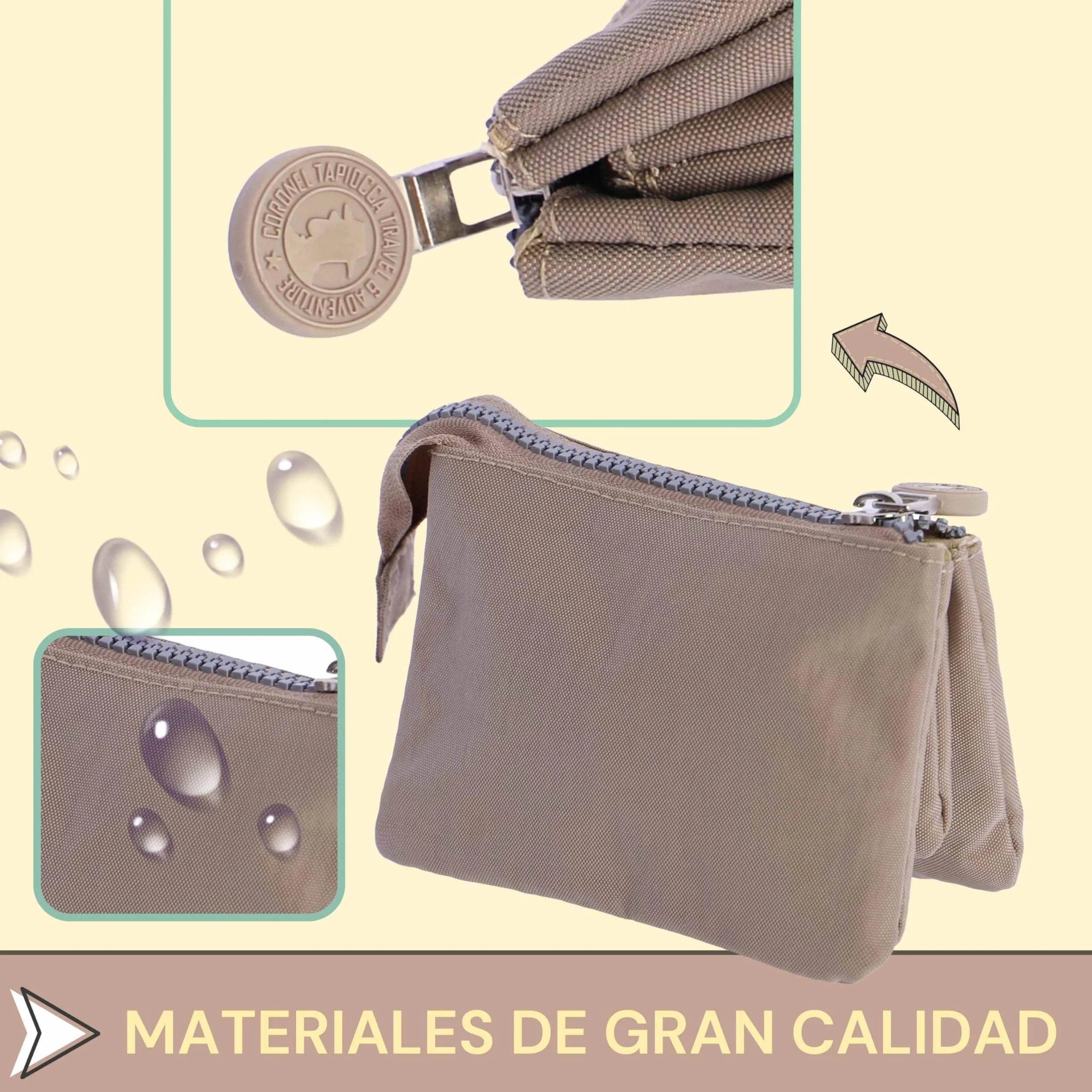 Coronel Tapioca Monedero Mujer Cartera con Tarjetero Albina