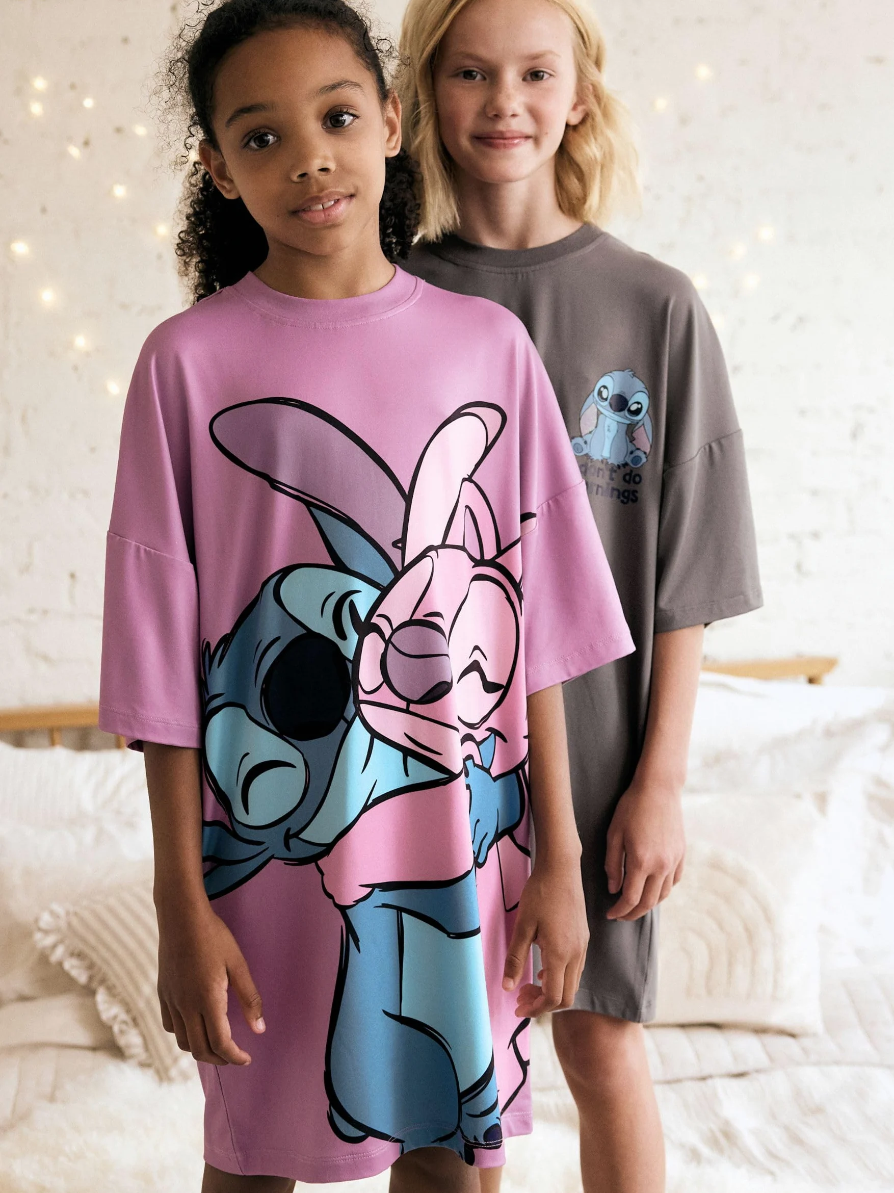 NEXT Niñas Pack de 2 Camisones de Lilo y Stitch
