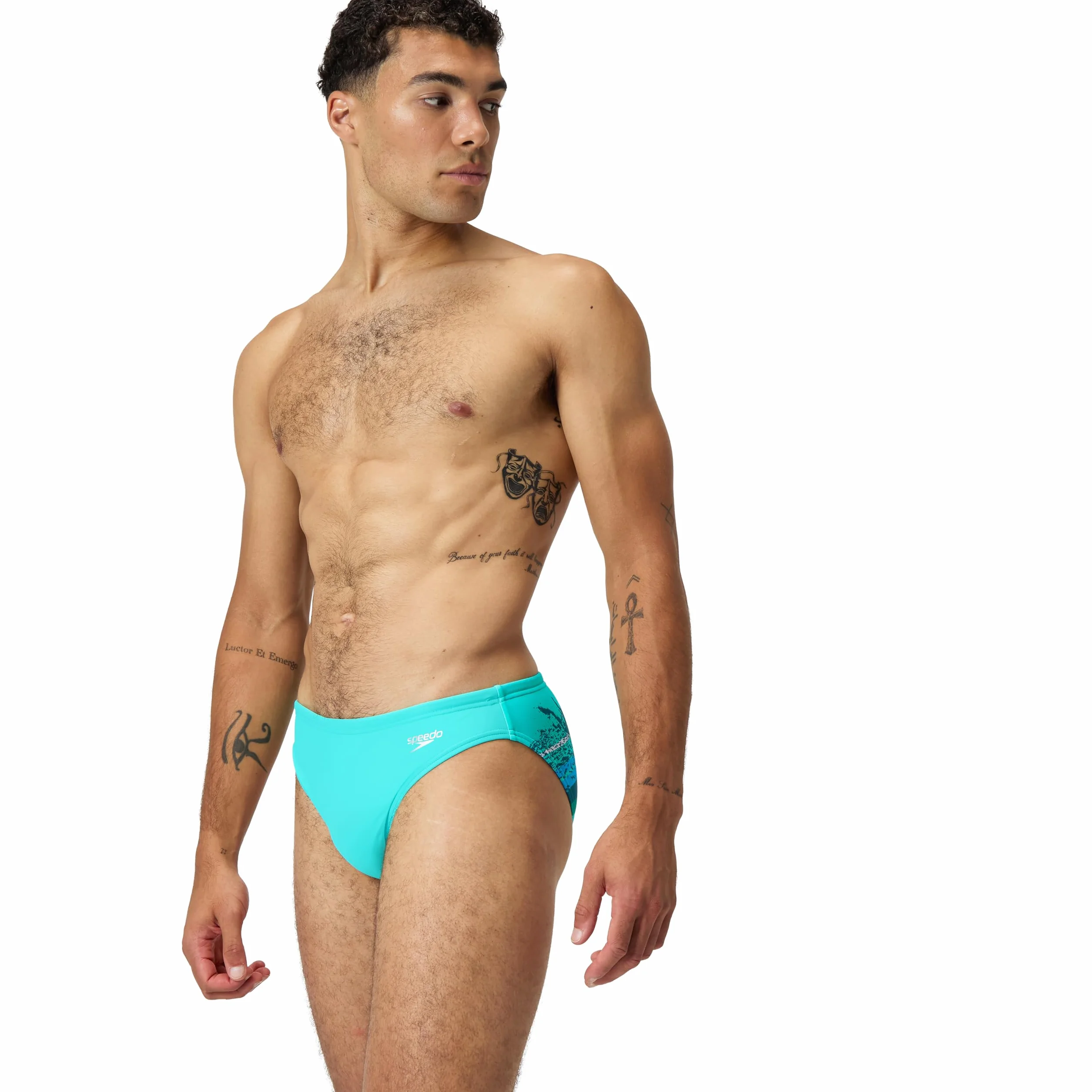 Speedo Bañador Tipo Slip Beachstar Estampado 5 Cm Slips Natación Hombre
