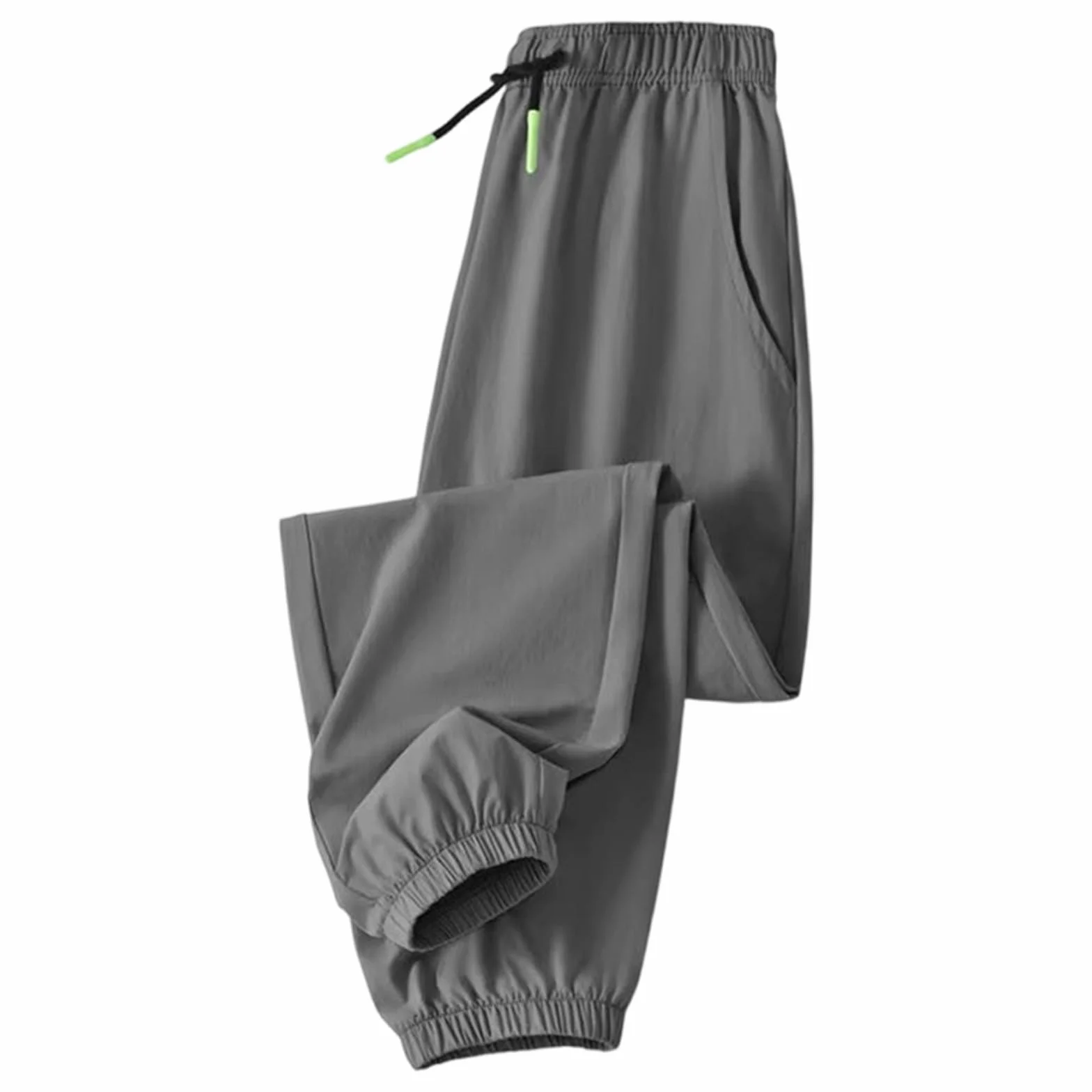 Pantalones Joggers Niños Cintura Elástica Chándal Corte Holgado Pierna Ancha Secado Rápido Transpirable Deporte