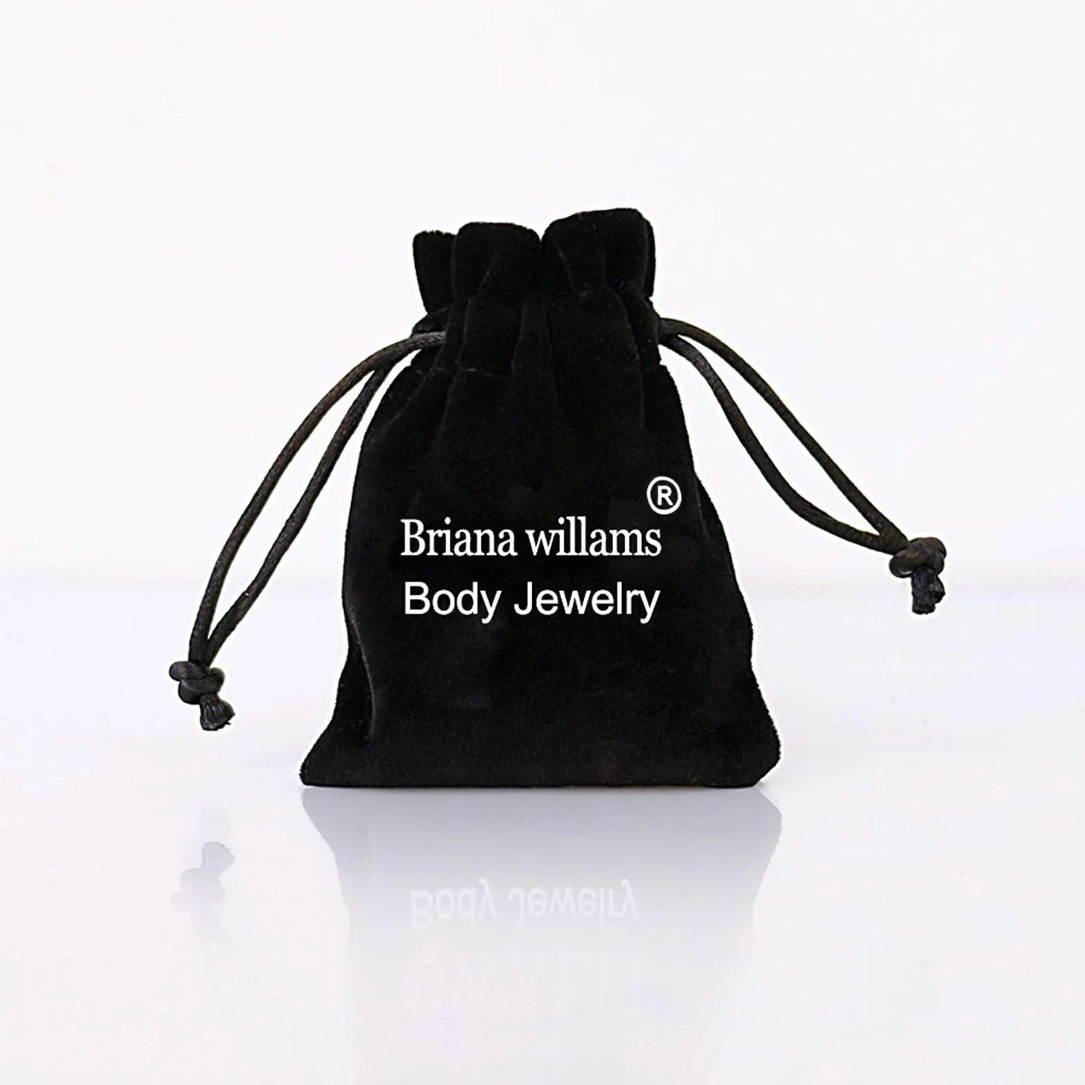 Briana Williams Acero quirúrgico 316L Nariz Stud Anillos Tornillo Piercing Jewelled Clear Diamond CZ 10-12PCS