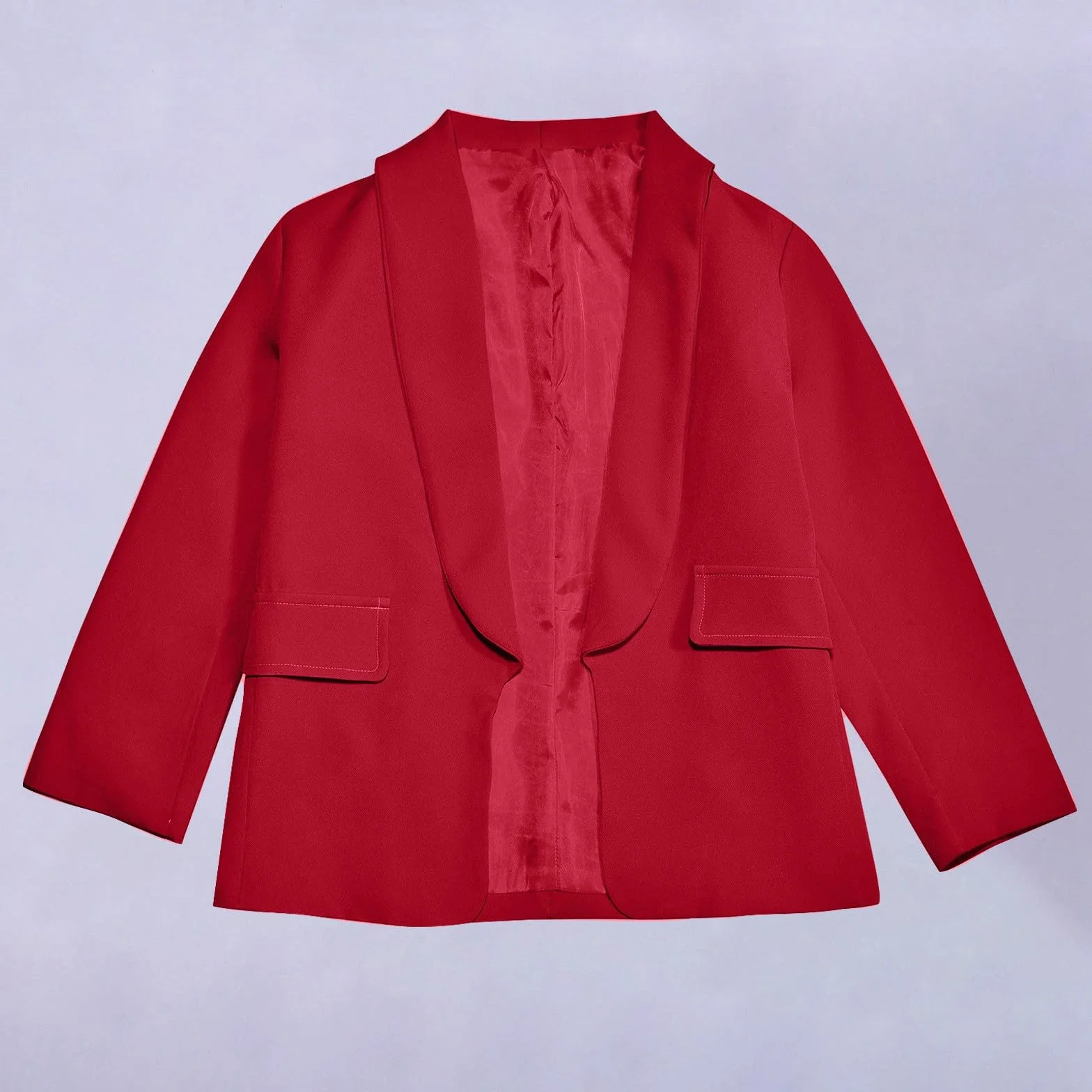 Traje formal de manga larga para niñas con bufanda y chaqueta