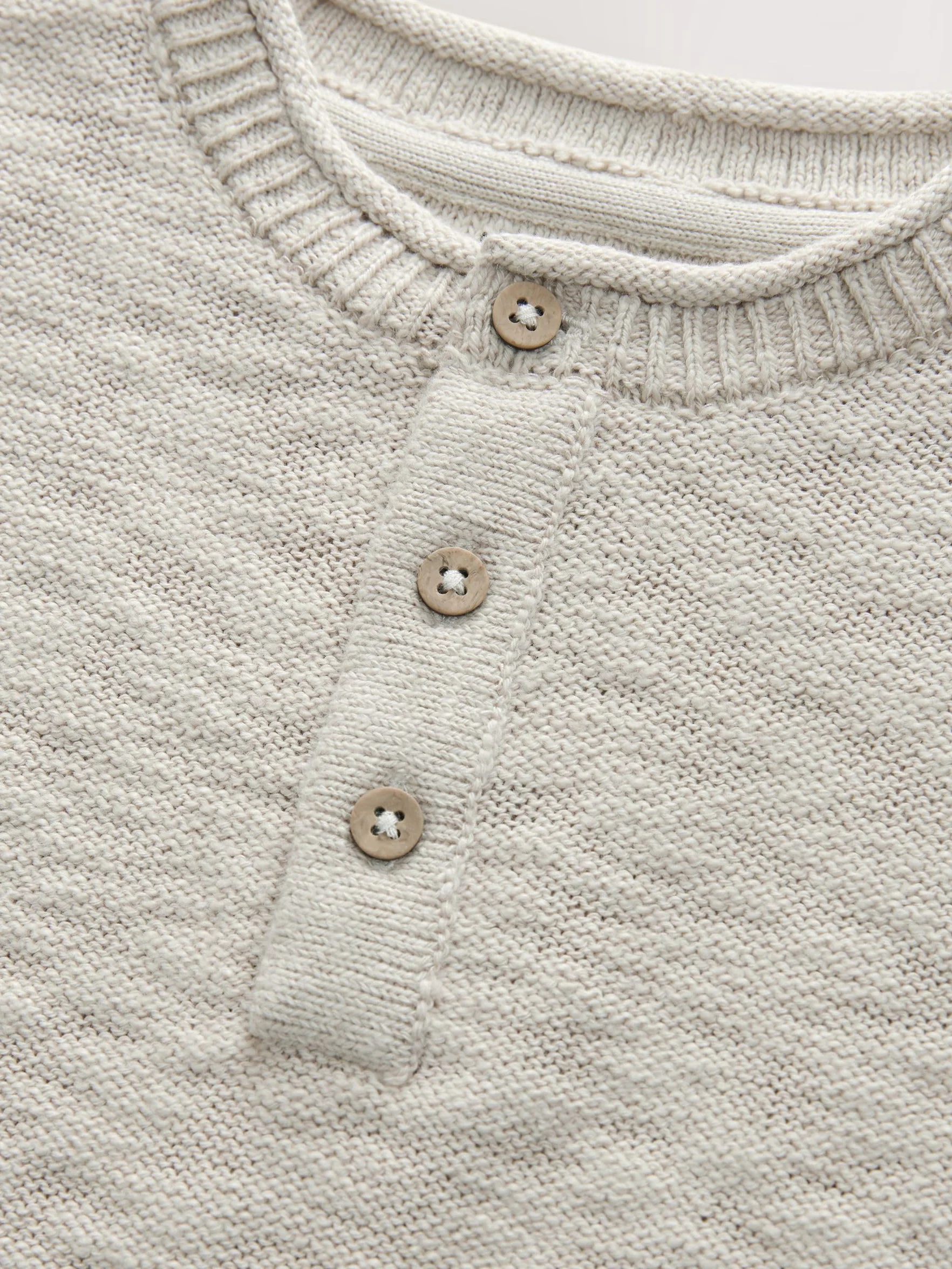 NEXT Niños Jersey Henley de Punto