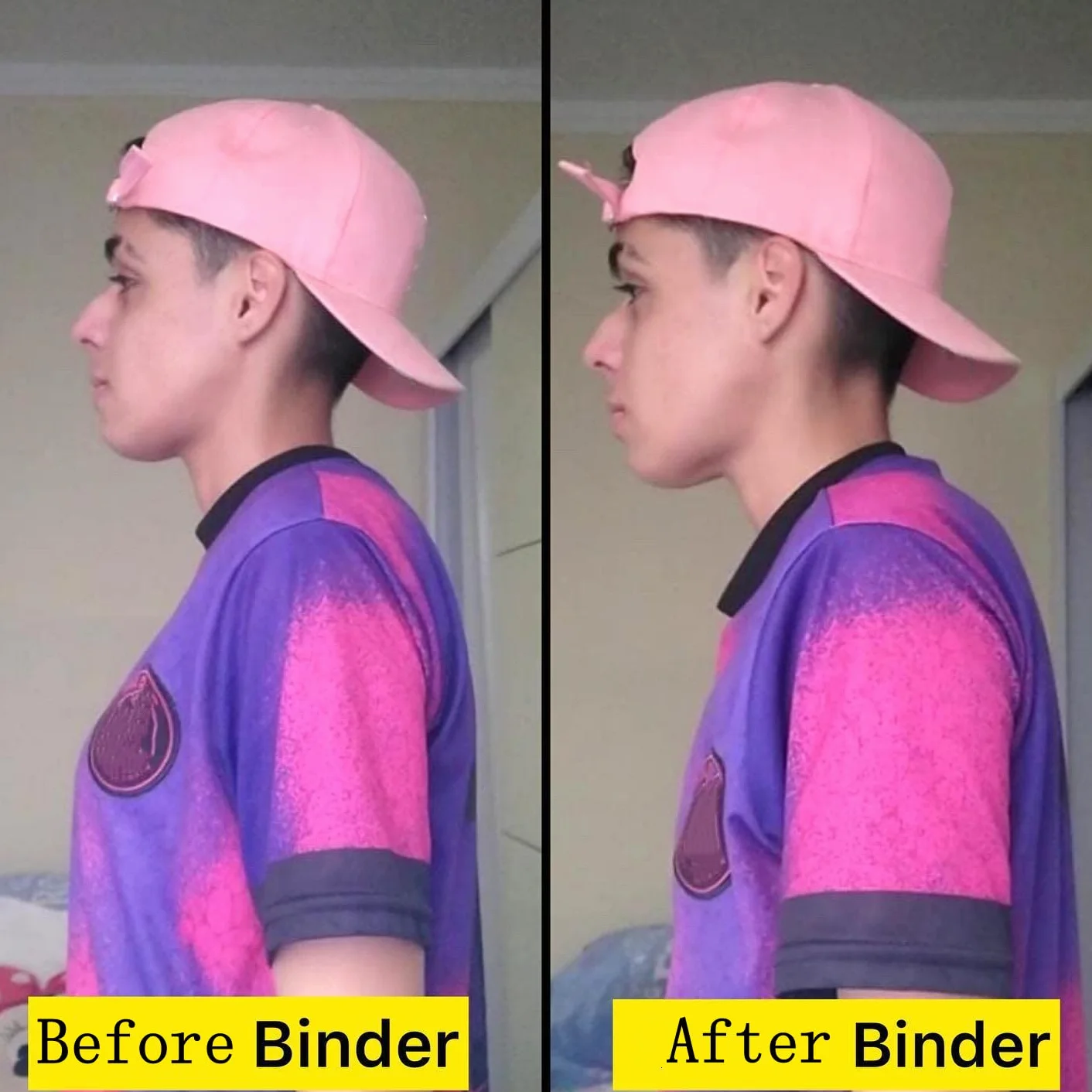 BaronHong Tomboy Trans Lesbian Strapless Plus Size Pecho Binder Top con 20 cm Banda elástica