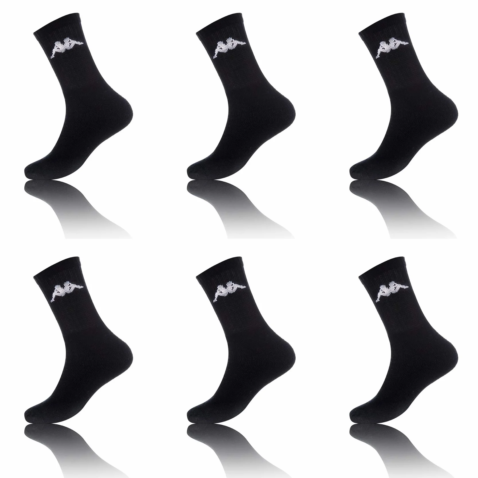 Kappa Calcetines de deporte para Hombre pack de 6