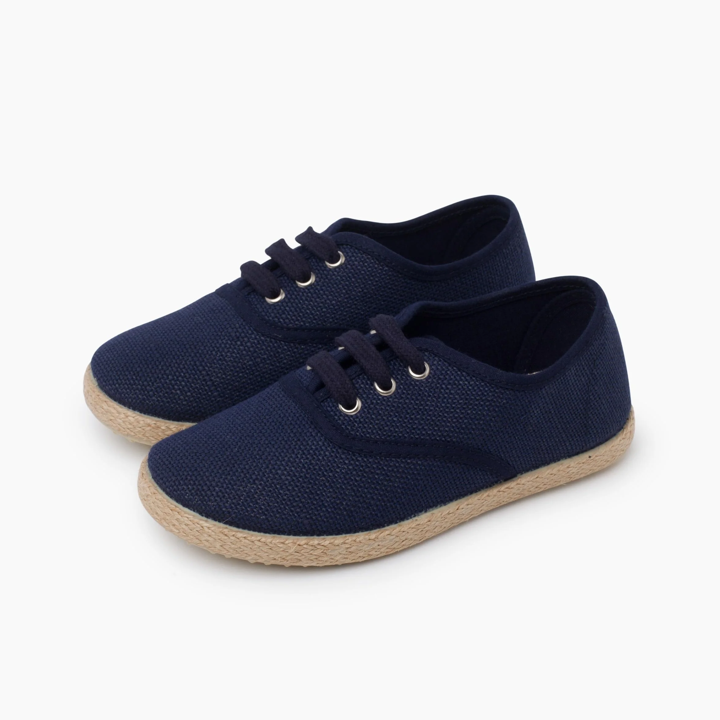 Zapatillas Lino Cordones Suela Alpargata