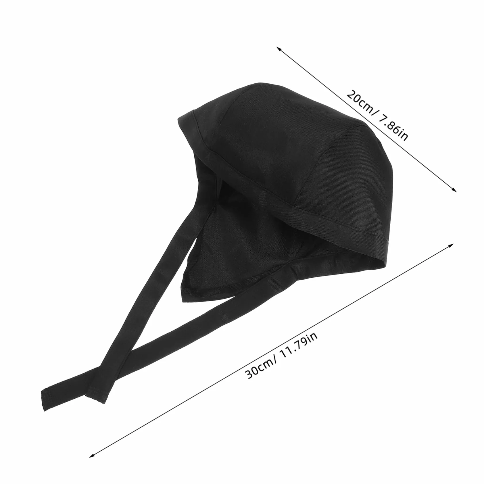 Sombrero de Chef Ajustable de Tela Negro, 3 Piezas para Hombres | Diseño Simple y Moda, Cómodo para Uso Diario y Trabajo, Tacto Suave, Estilo Uniforme