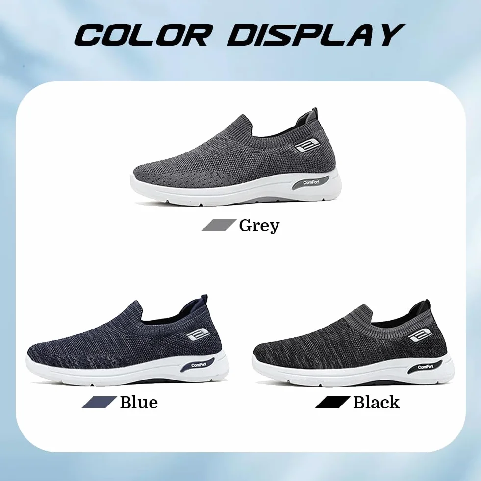 Ligero Zapatos Casual Hombre Slip On de Andar por Casa
