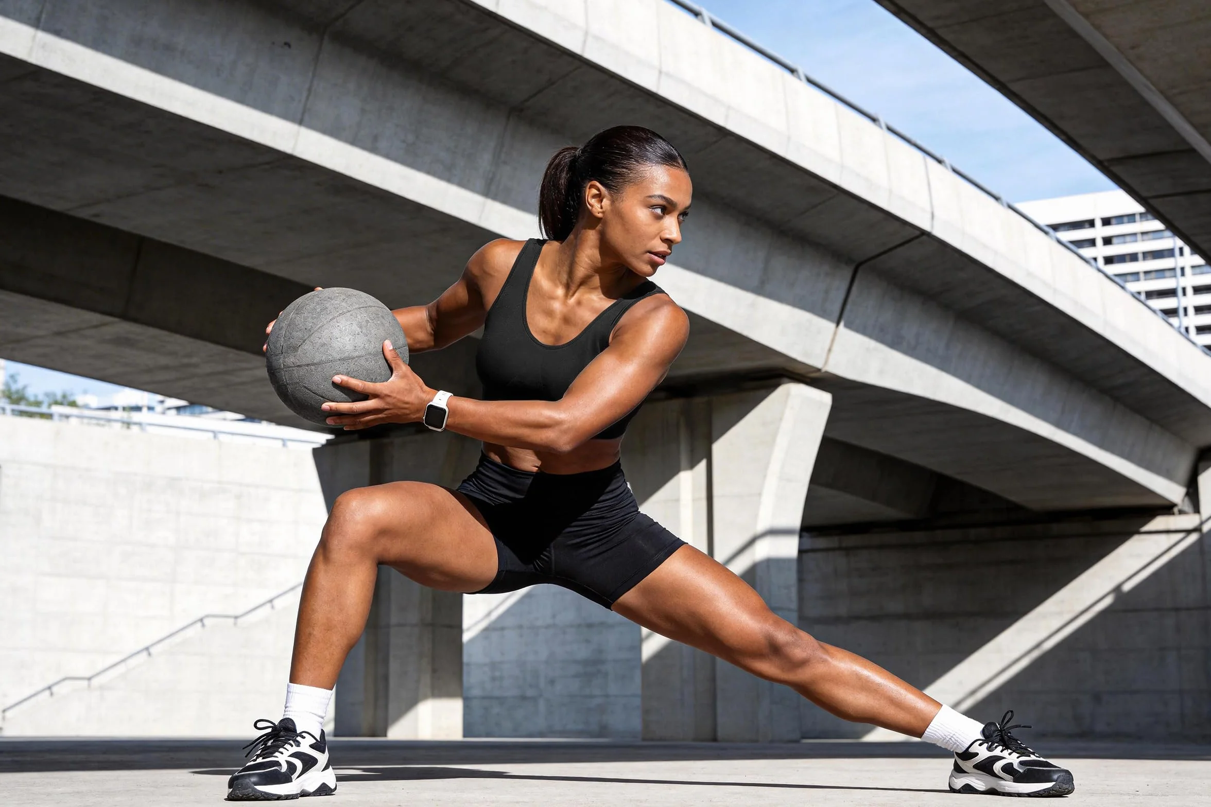 Sujetador Deportivo Mujer Medio Impacto Push Up Sin Costuras con Relleno y Aros Transpirable para Running Yoga