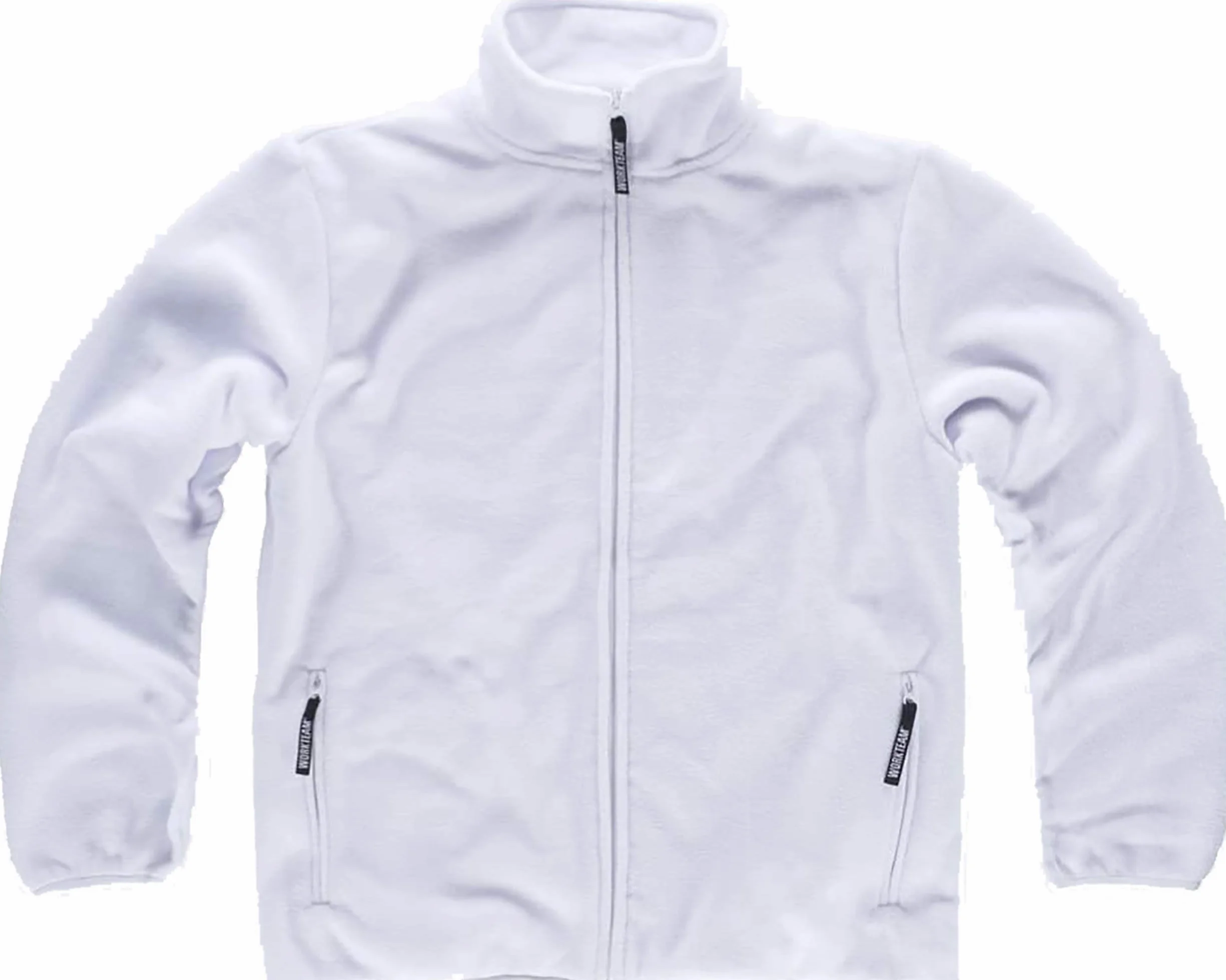 WORKTEAM Chaqueta Polar Cuello Alto Cremallera 100% Poliéster 280g Interior Suave Cálida Transpirable Ropa Laboral Outdoor Unisex