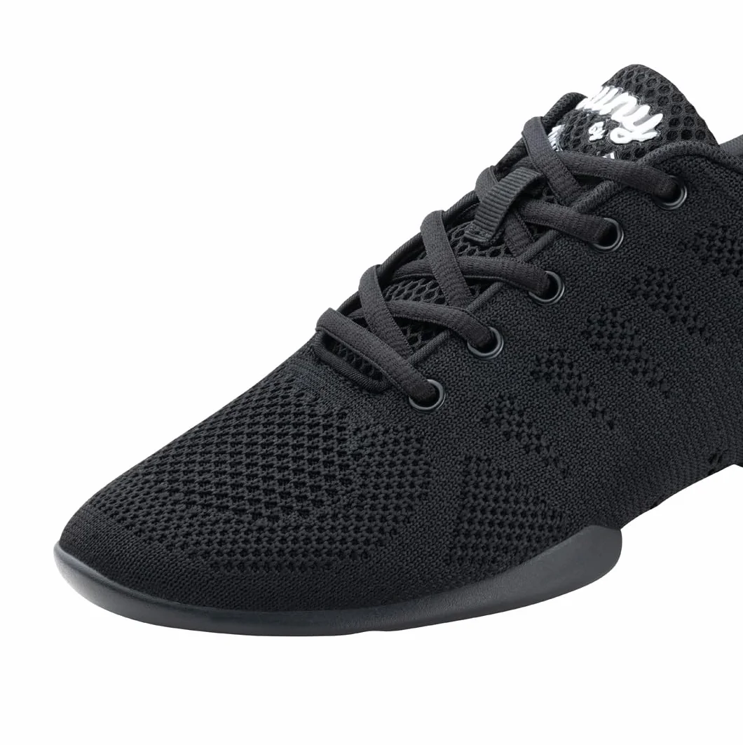 Anna Kern Hombres Zapatos de Baile Dance Sneakers 4020 Bold Negro Suela de Sneaker