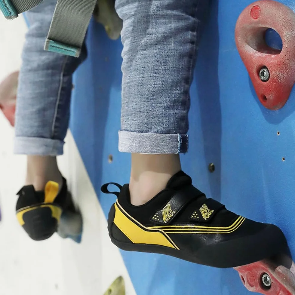 Zapatos de escalada para hombre, mujer y niños, ligeros, antideslizantes, interiores y exteriores
