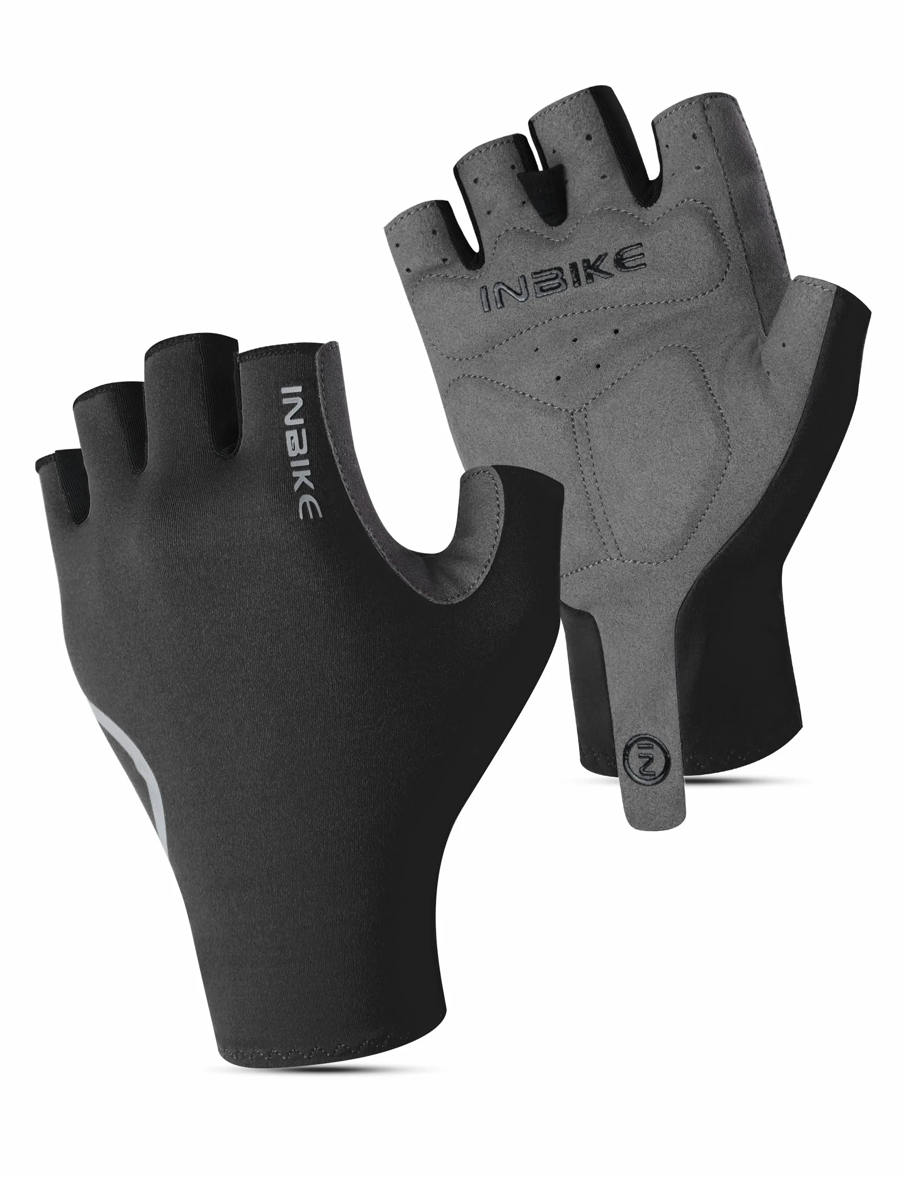 INBIKE Guantes Ciclismo Corto Frescos Verano MTB Hombre Mujer Transpirables Antideslizante Gym Negro Rosa Verde Navy