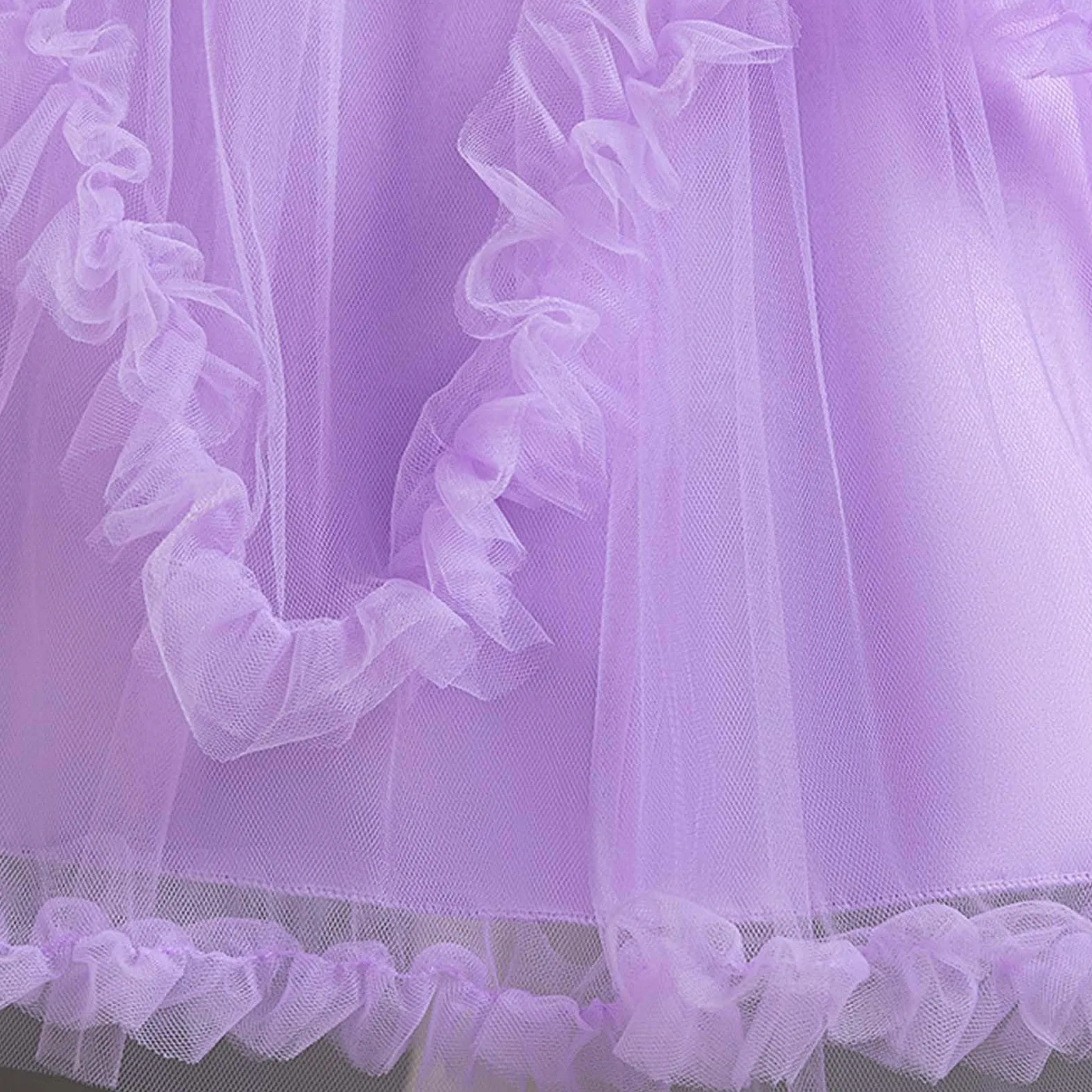 Genérico Tutu Ballet Niña Tutu Niña Falda Fin de Semana Casual Vestido Tutú con Lazo Y Malla Brillante, Tutú Elegante con Capas Ideales para Cumpleaños, Concursos Y Celebraciones Especiales