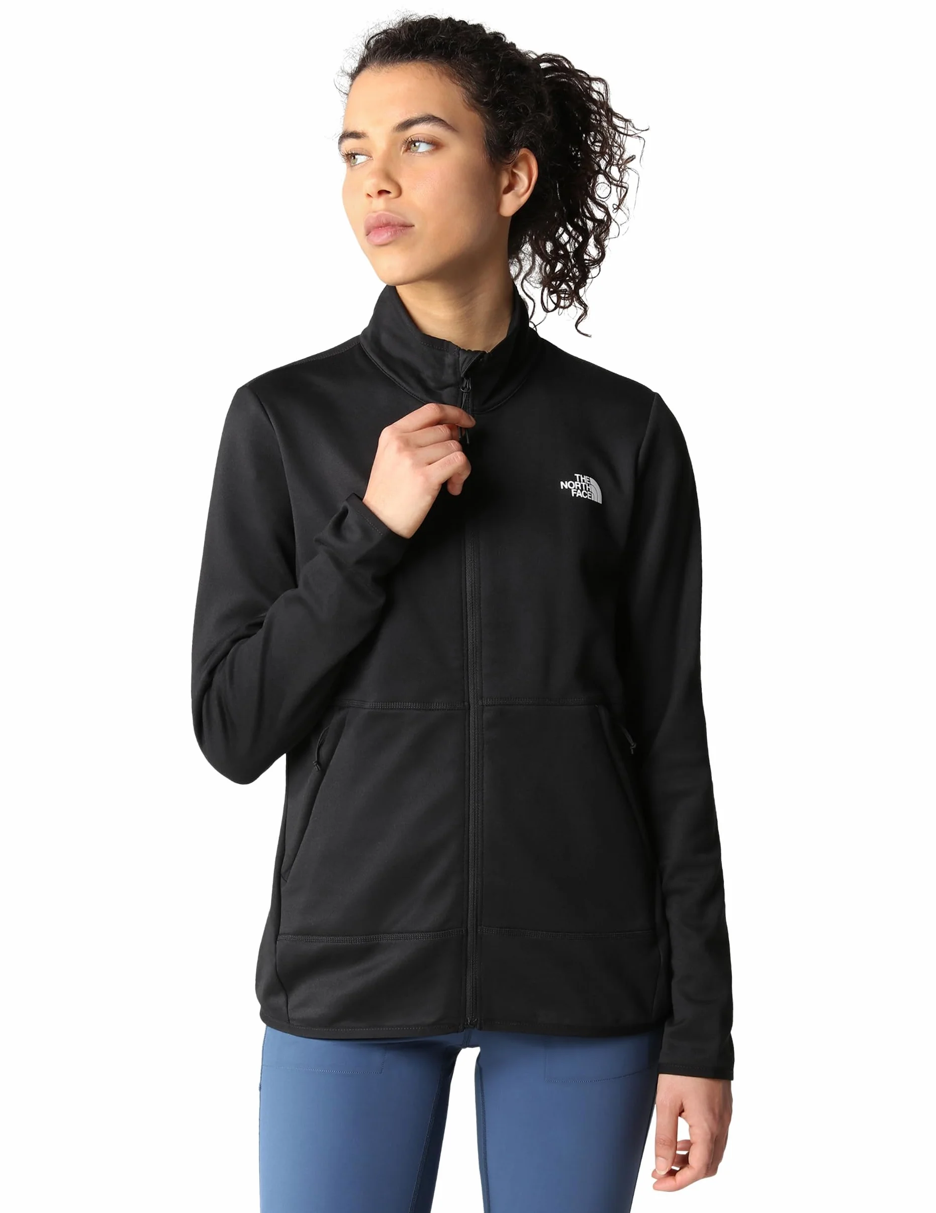 The North Face Chaqueta Polar Canyonlands Cremallera Mujer Senderismo