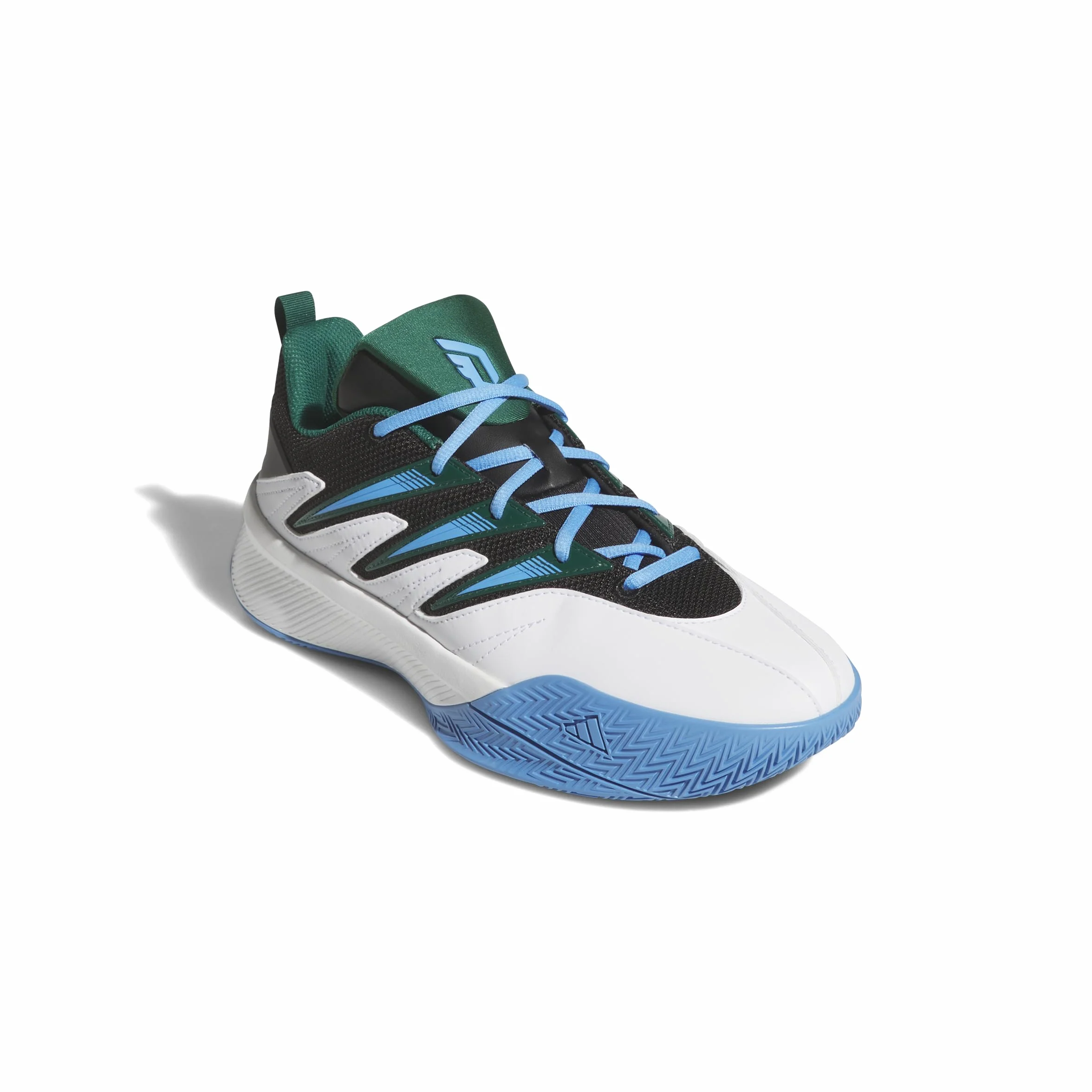 adidas Dame Certified 3 FTWR White Collegiate Green Blue Burst 38 EU