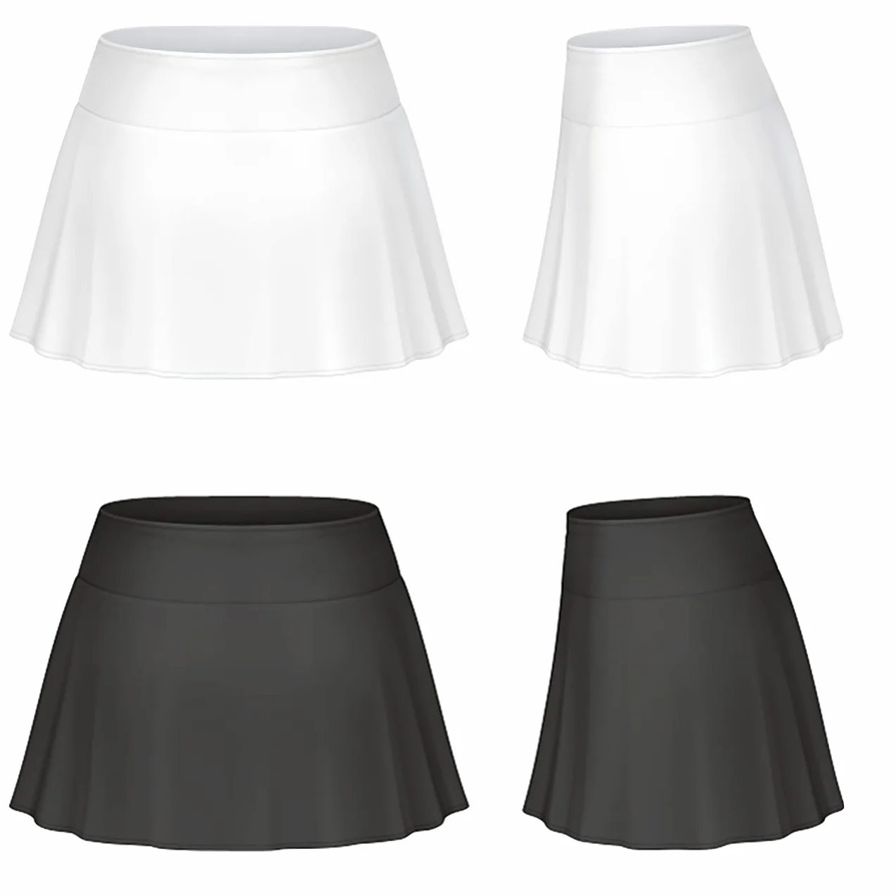 Faldas Pantalón Deportiva 2 En 1 Mujer Corta Tenis Respirable Golf Pilates Fitness