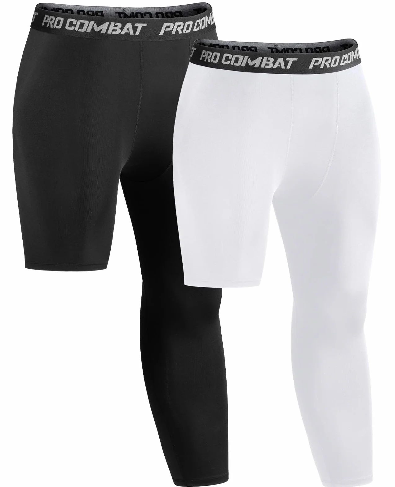 Pantalones de compresión para hombre Niksa 3/4 transpirables multideporte