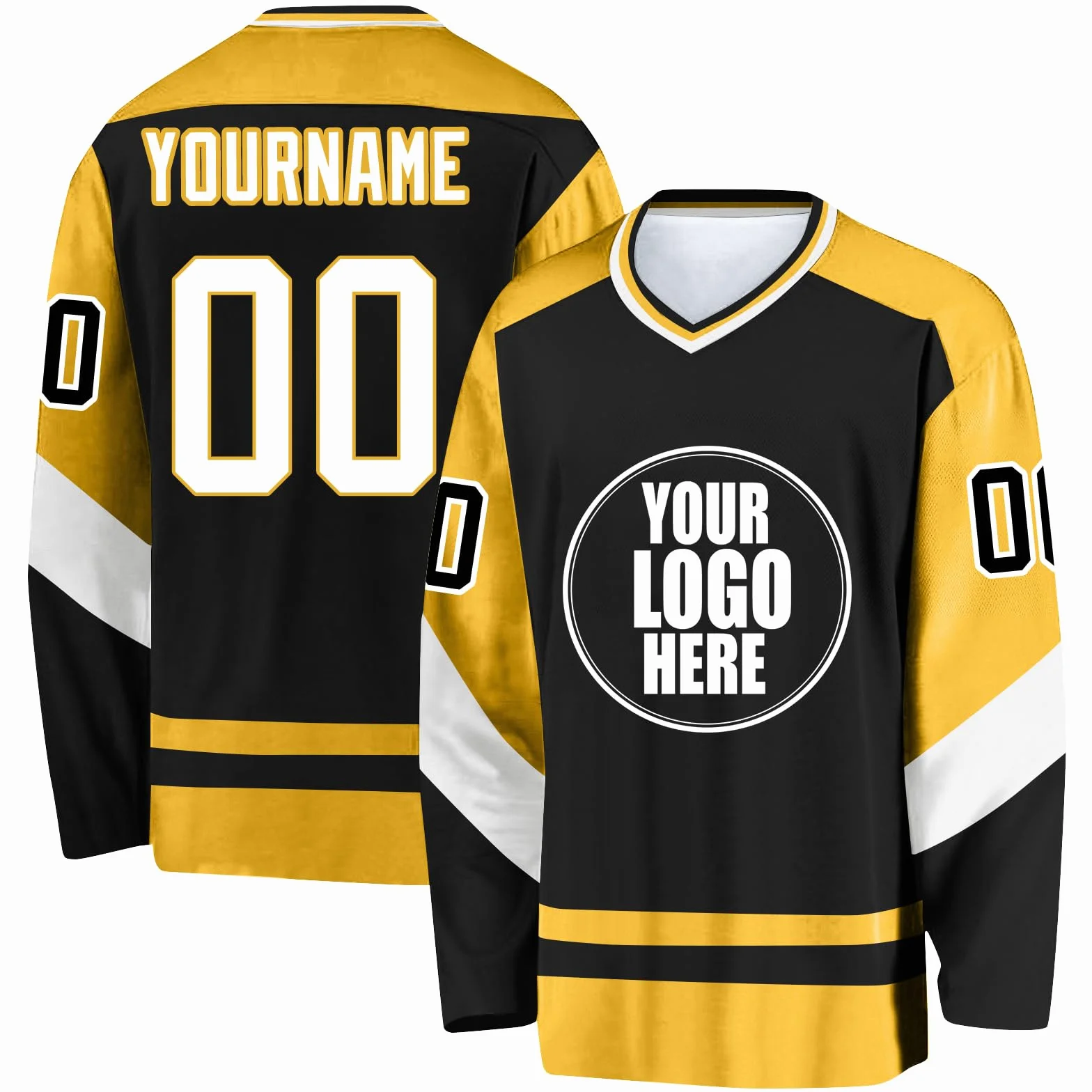 Camisetas de Hockey sobre Hielo Personalizadas con tu Nombre, Equipo y Número