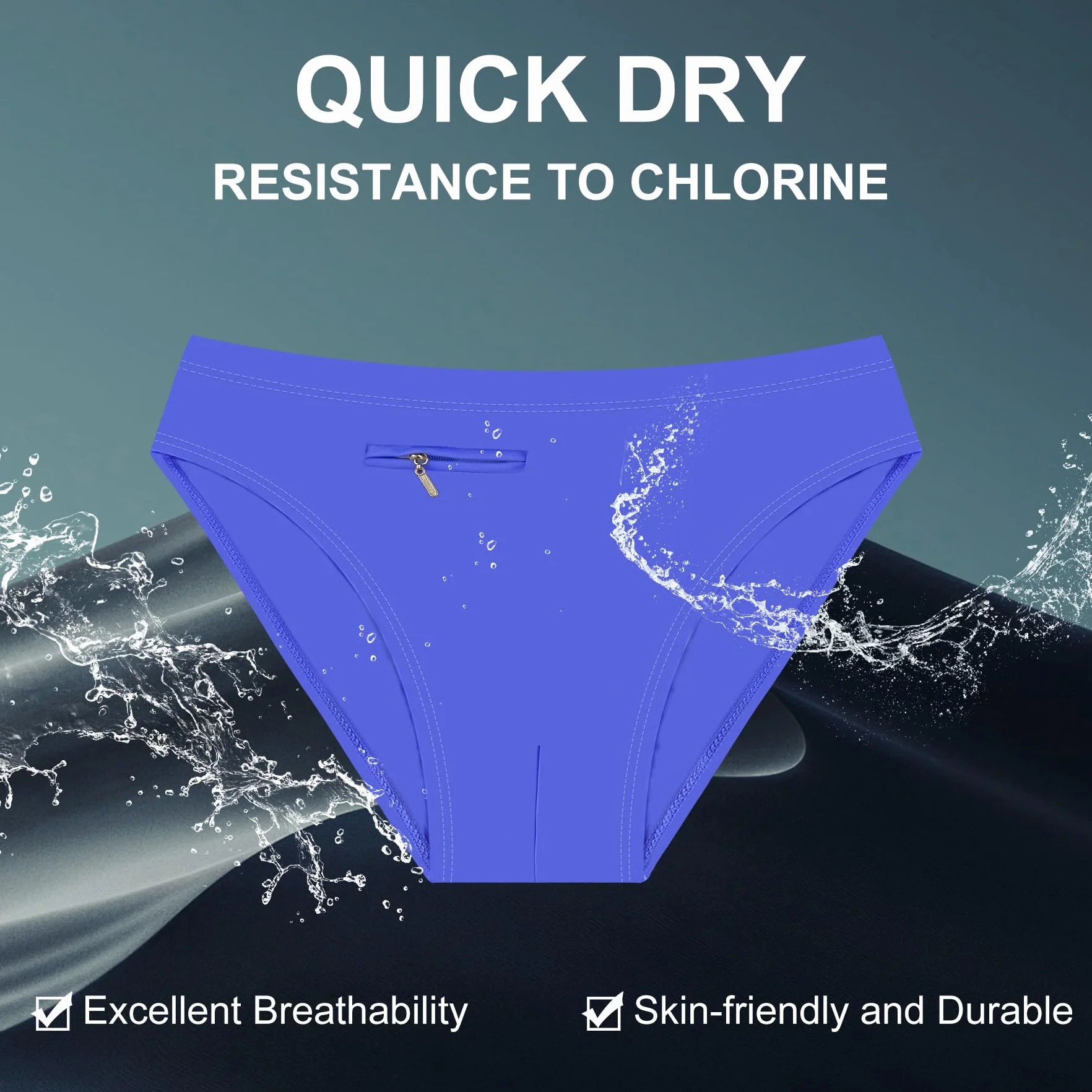 Bañador Slip para Hombre Deportivo Secado Rápido Clásico