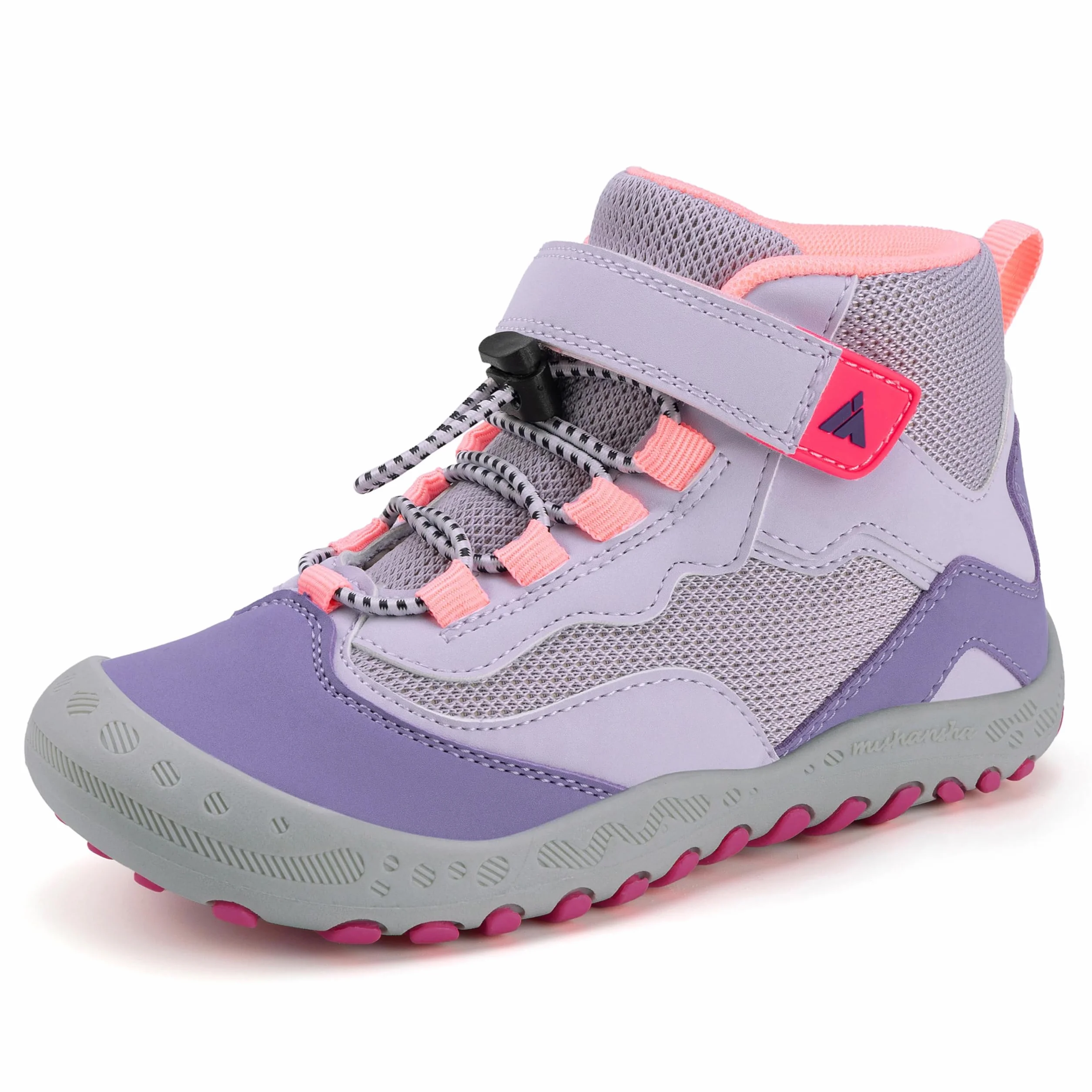Mishansha Niña Zapatillas de Trekking Botas de Senderismo Transpirables Morado Claro 34