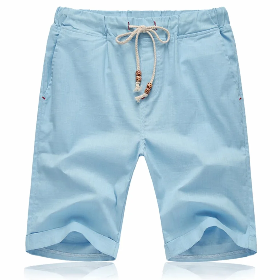 Tansozer Pantalones Cortos Hombre Algodon Verano Shorts con Bolsillos