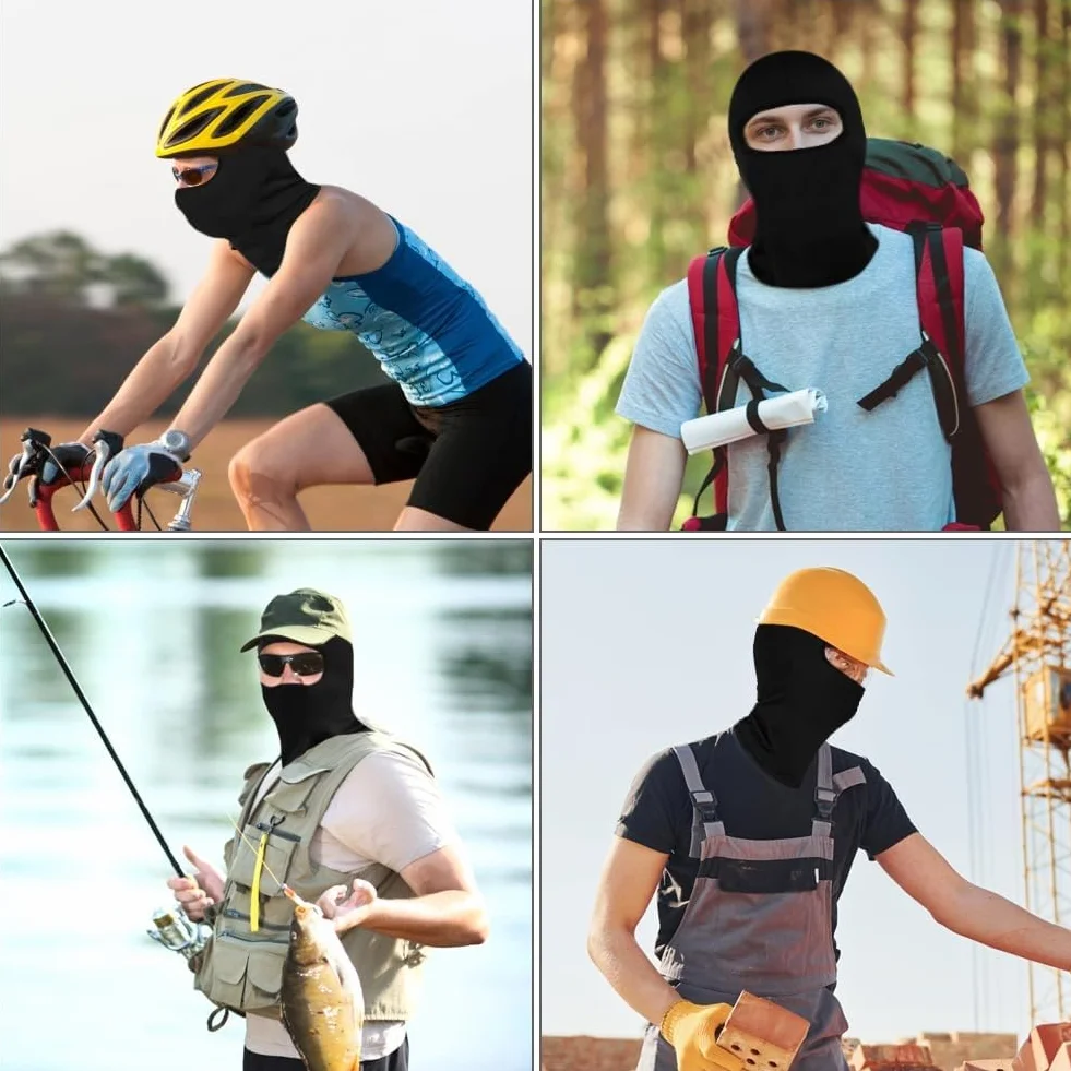 Máscara de Pasamontañas Unisex para Bicicleta Motocicleta Deportes al Aire Libre