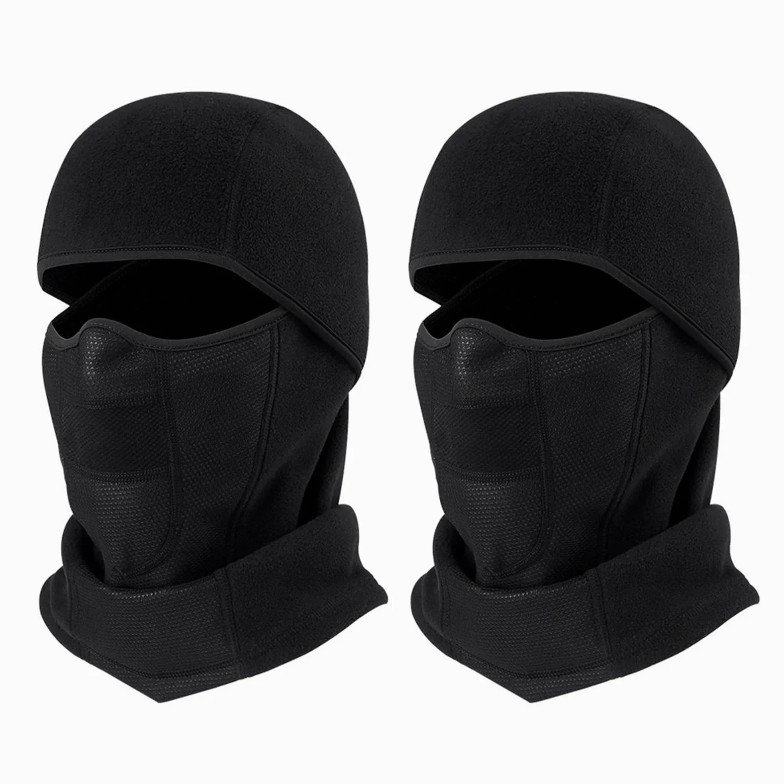 Pasamontañas 1/2 piezas de máscara facial completa invierno for ciclismo, a prueba viento, for motocicleta, transpirable, for deportes al aire libre, for hombre, for la cabeza(2 pcs)