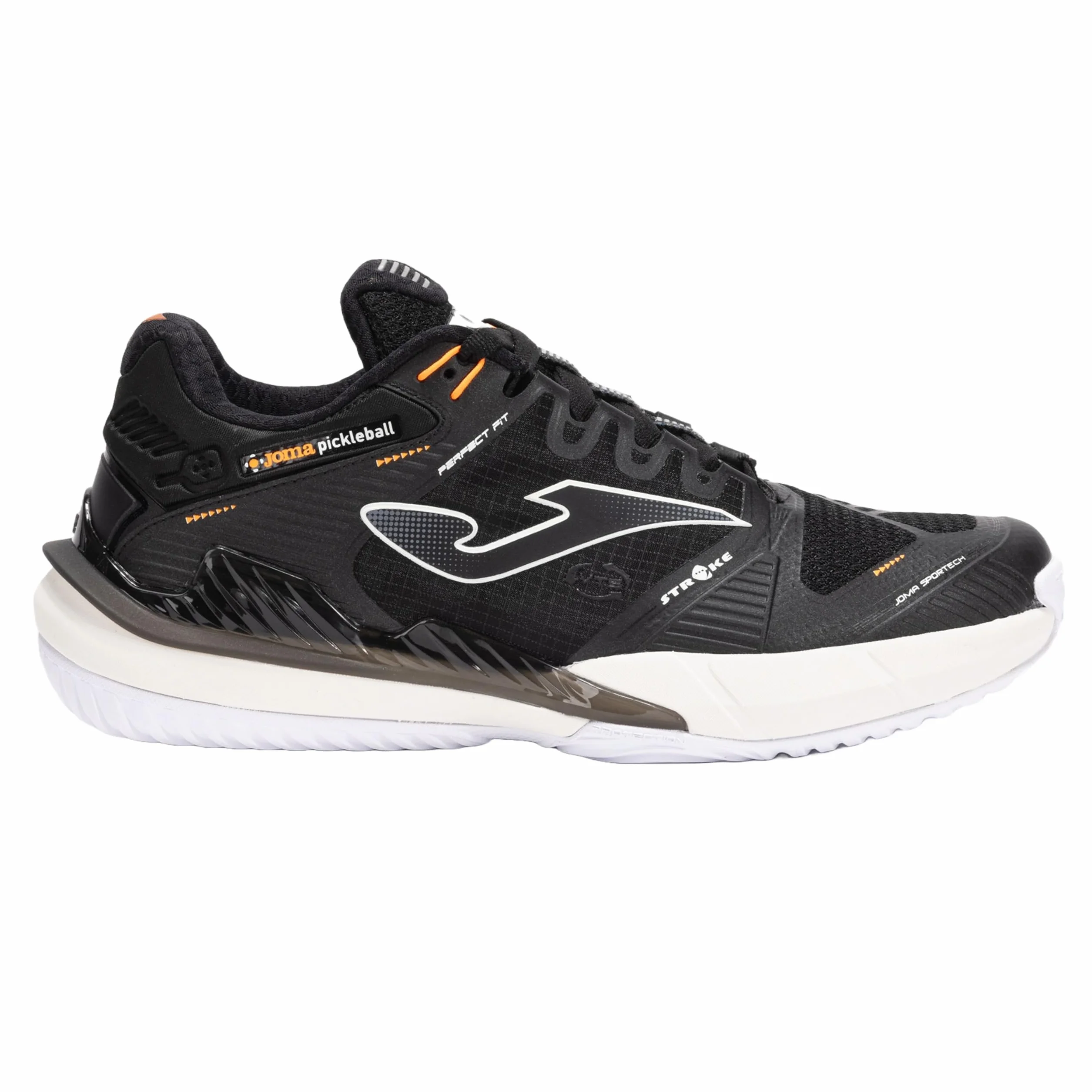 Joma Pádel Zapatilla Hombre Stroke 40-46 Negro Suela Reactive Ball