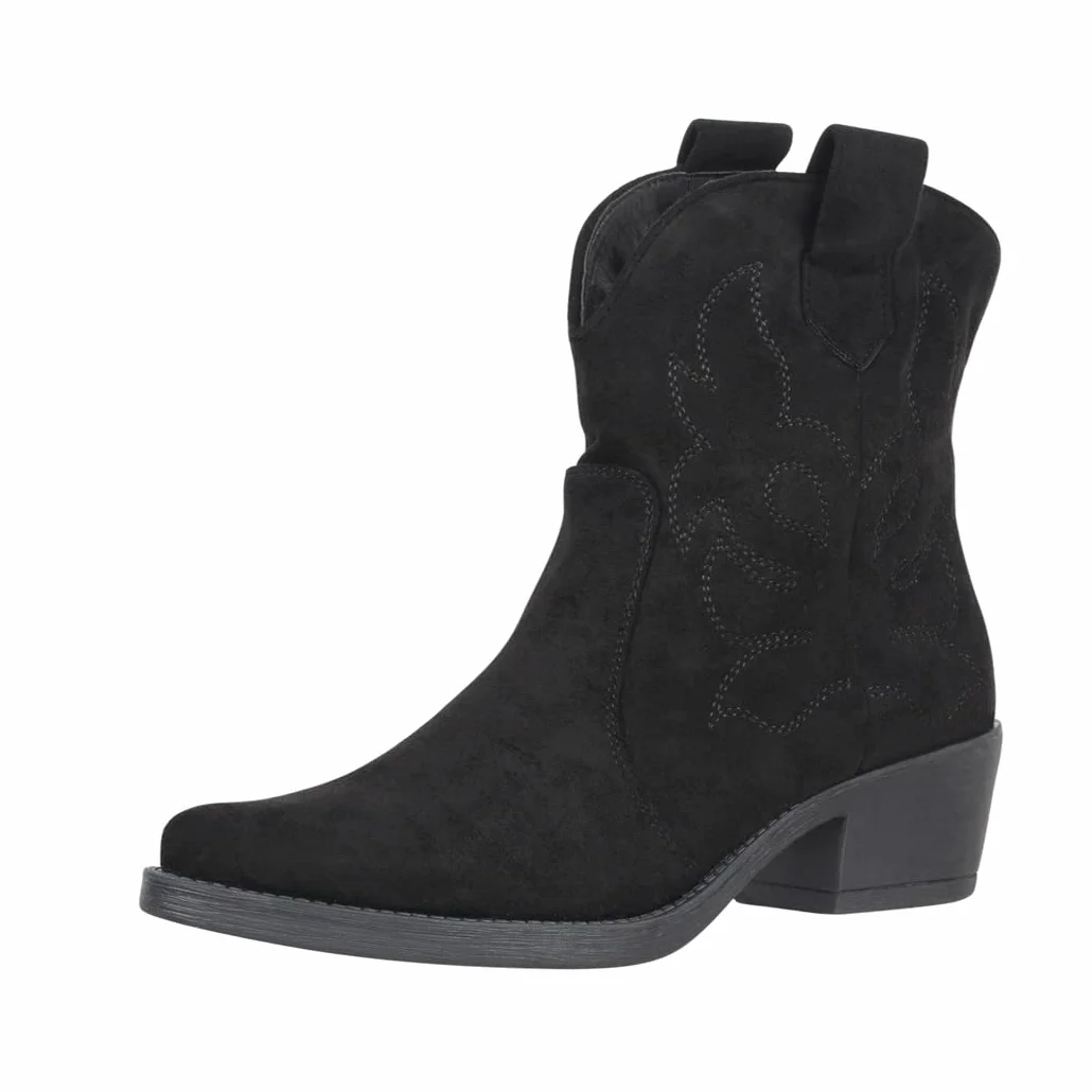 Botines Mujer Botas de Vaquero Chunkyrayan