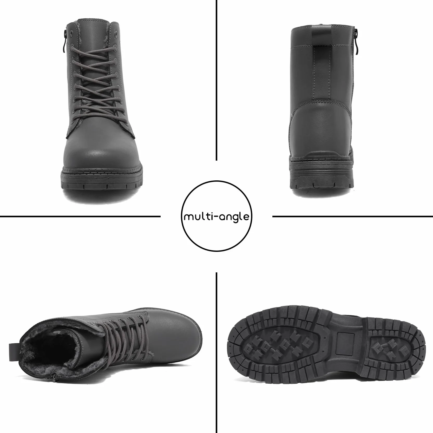 Botas Impermeable Mujer Botines Tobillo Invierno Forrada Cálido Nieve