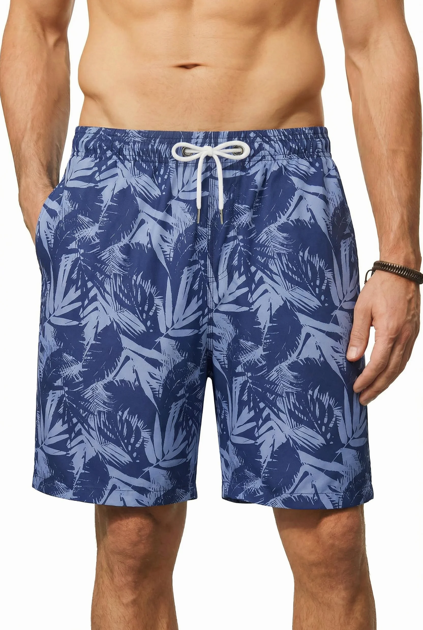 Enlision Bañador Hombre Natación Secado Rápido Bañadores Piscina Verano Estampado Bermudas Traje de Baño con Forro de Malla S-3XL