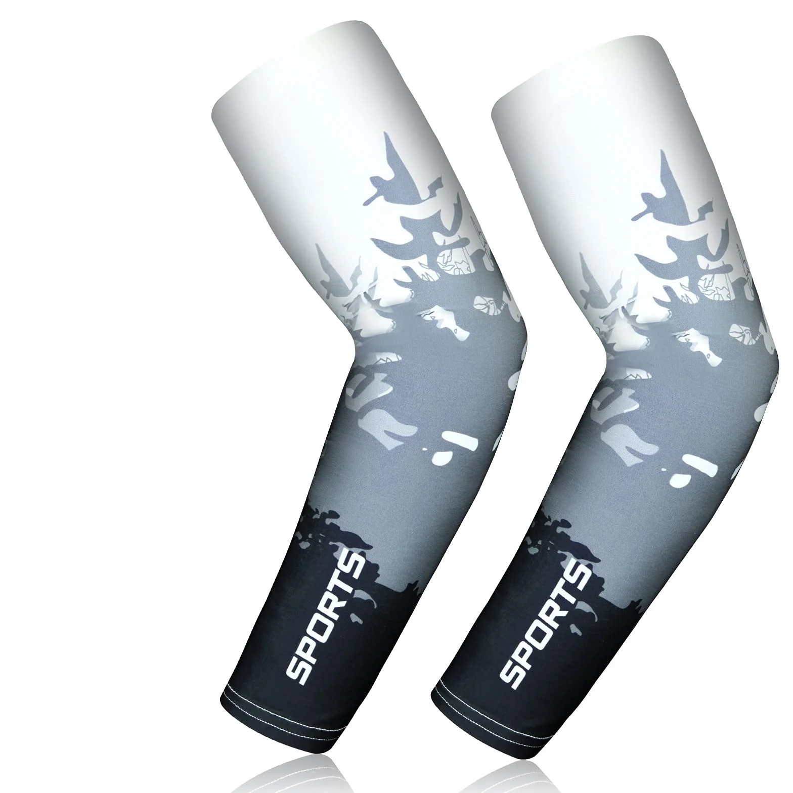 flintronic Manguitos de Enfriamiento para Brazos, Protección UV, Guantes Absorbentes para Conducir, Ciclismo