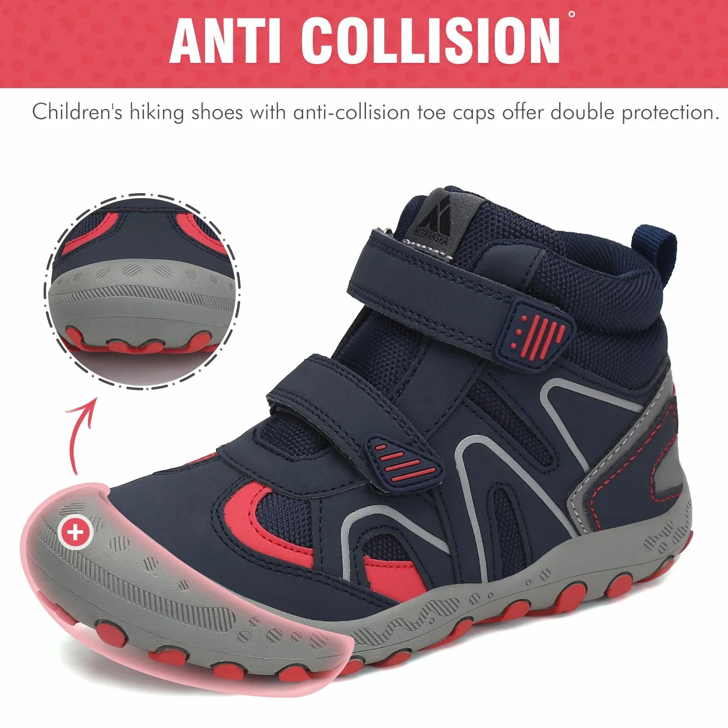 Mishansha Botas de senderismo para niños tallas 24-38 Azul 24 EU