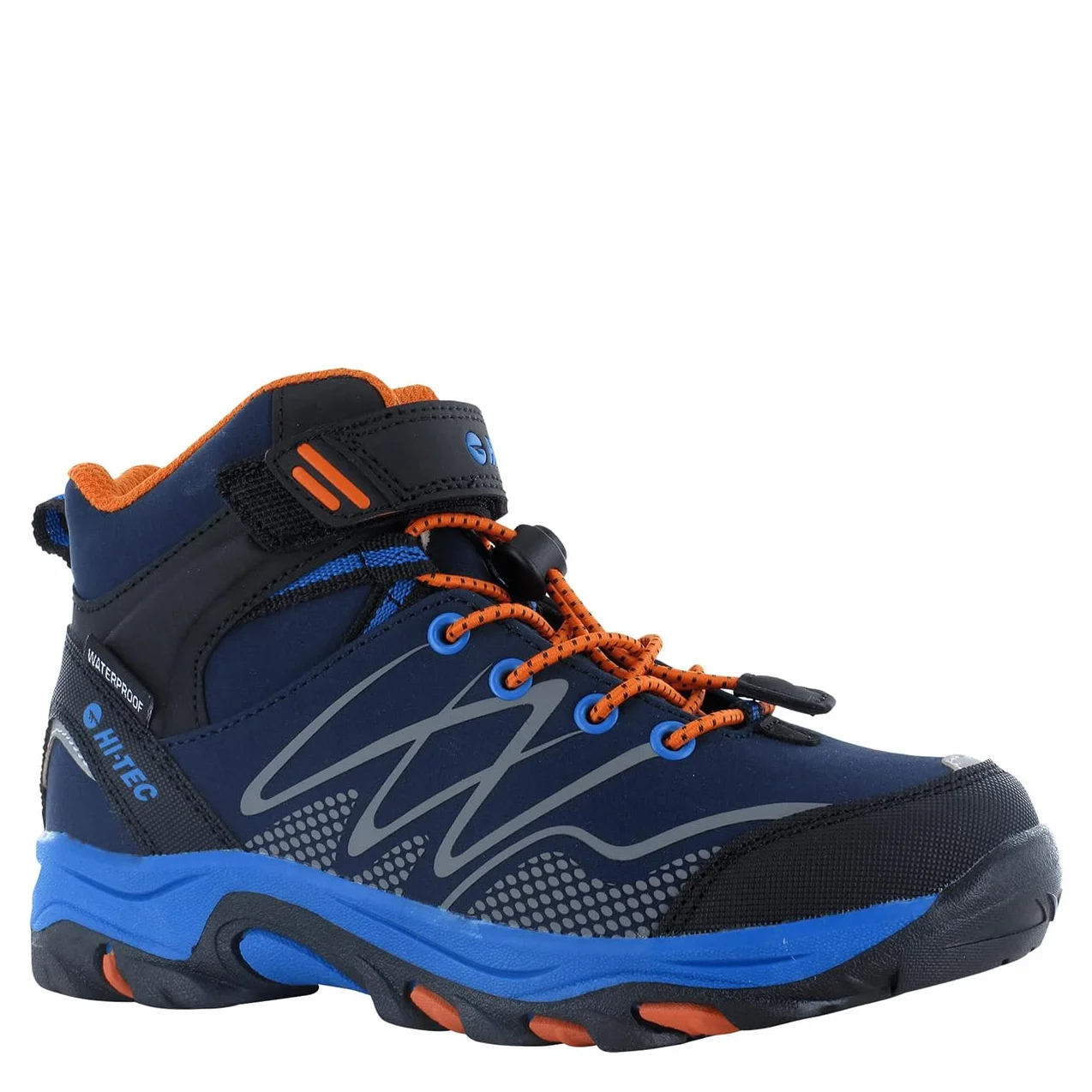 Hi-Tec Blackout Mid WP Jr Zapatillas para Caminar Niños