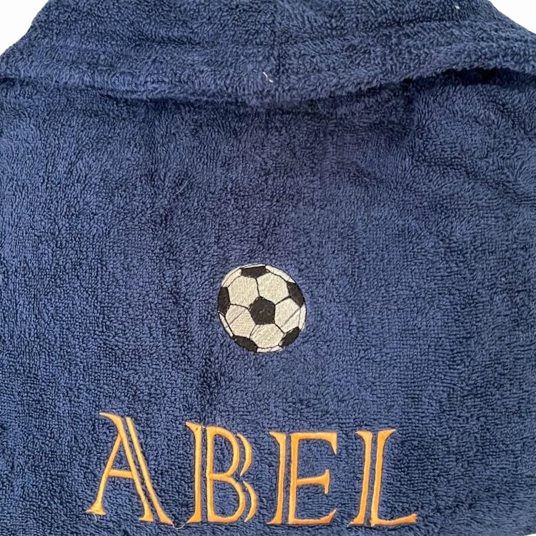 Bata baño rizo absorbente personalizable con nombre bordado unisex adulto hombre mujer