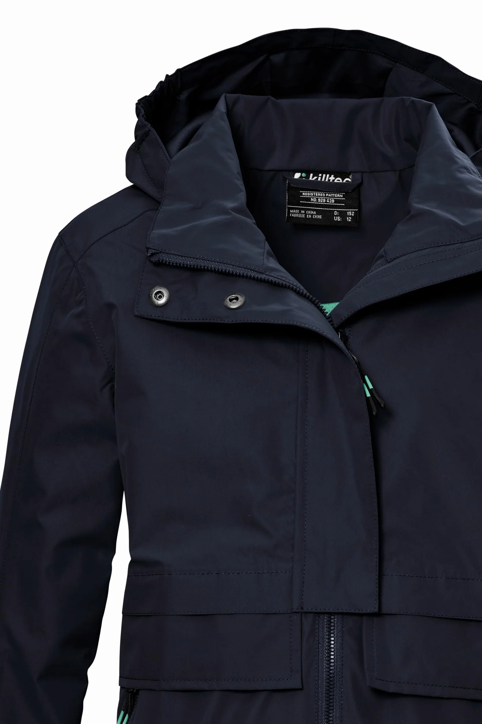 Killtec Kos 149 Grls Jckt Chaqueta funcional impermeable con capucha Niñas