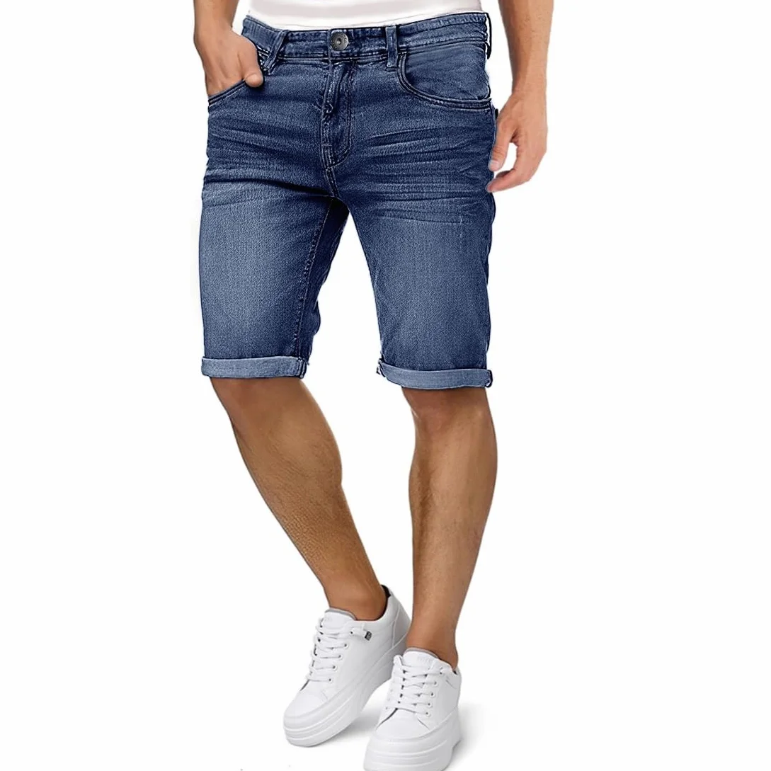 ZOXOZ Bermuda Denim Shorts Casual Summer Pantalones Cortos Hombre