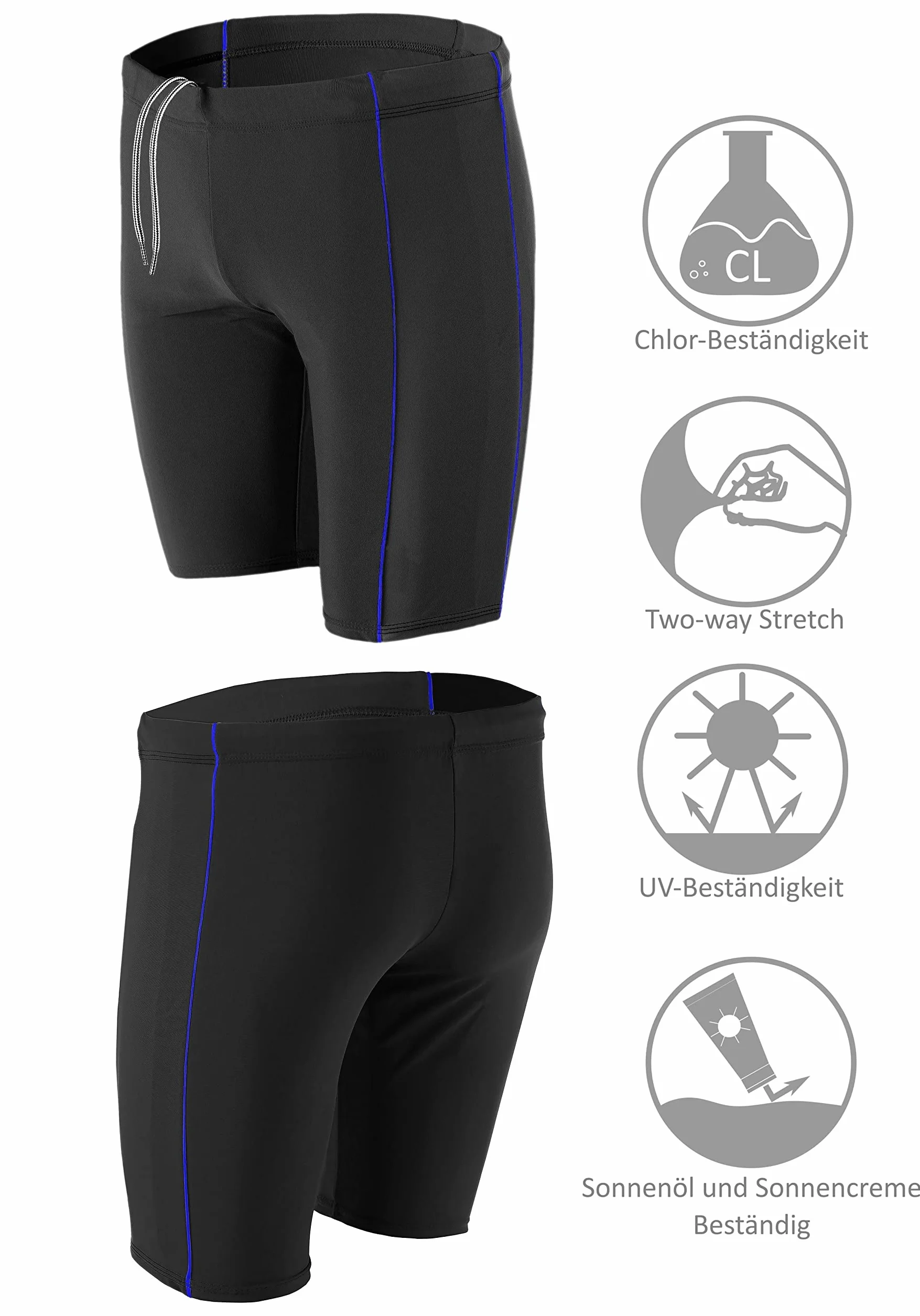 Aquarti Bañador de Hombre Deportivo Largos