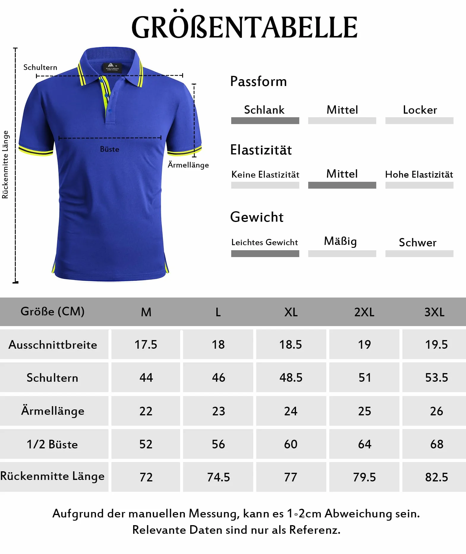 SwissWell Polo Hombre Manga Corta Secado Rápido Golf Deportivo Camiseta Tenis Transpirable Verano