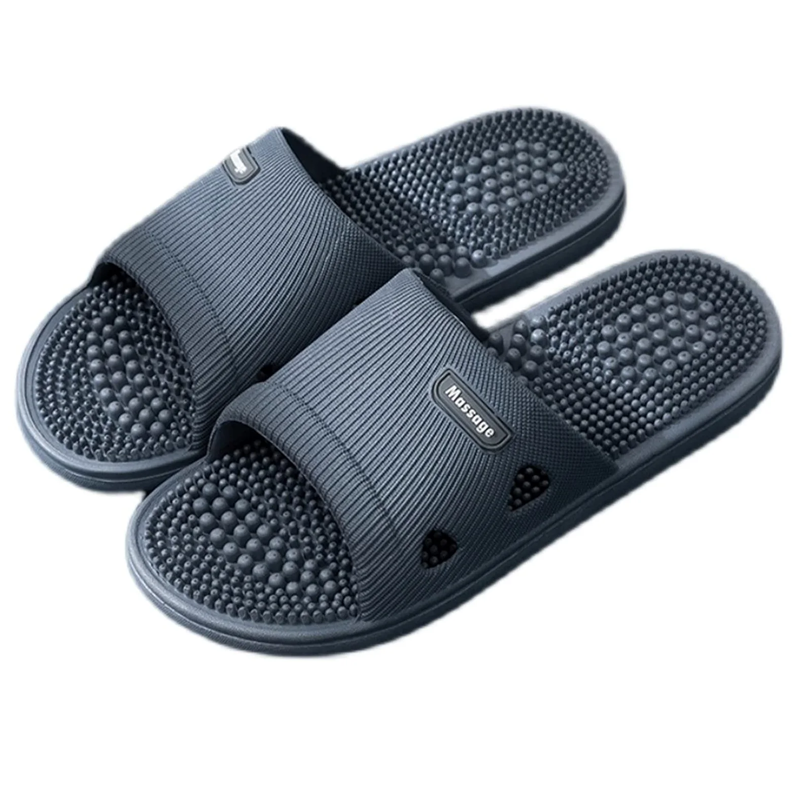 Zapatillas de Masaje para Mujeres, Zapatillas Antideslizantes para Mujeres y Hombres, Zapatillas con Punta Abierta, Zapatillas Antideslizantes para Ducha, Zapatillas de Masaje de acupresión, Zapatos