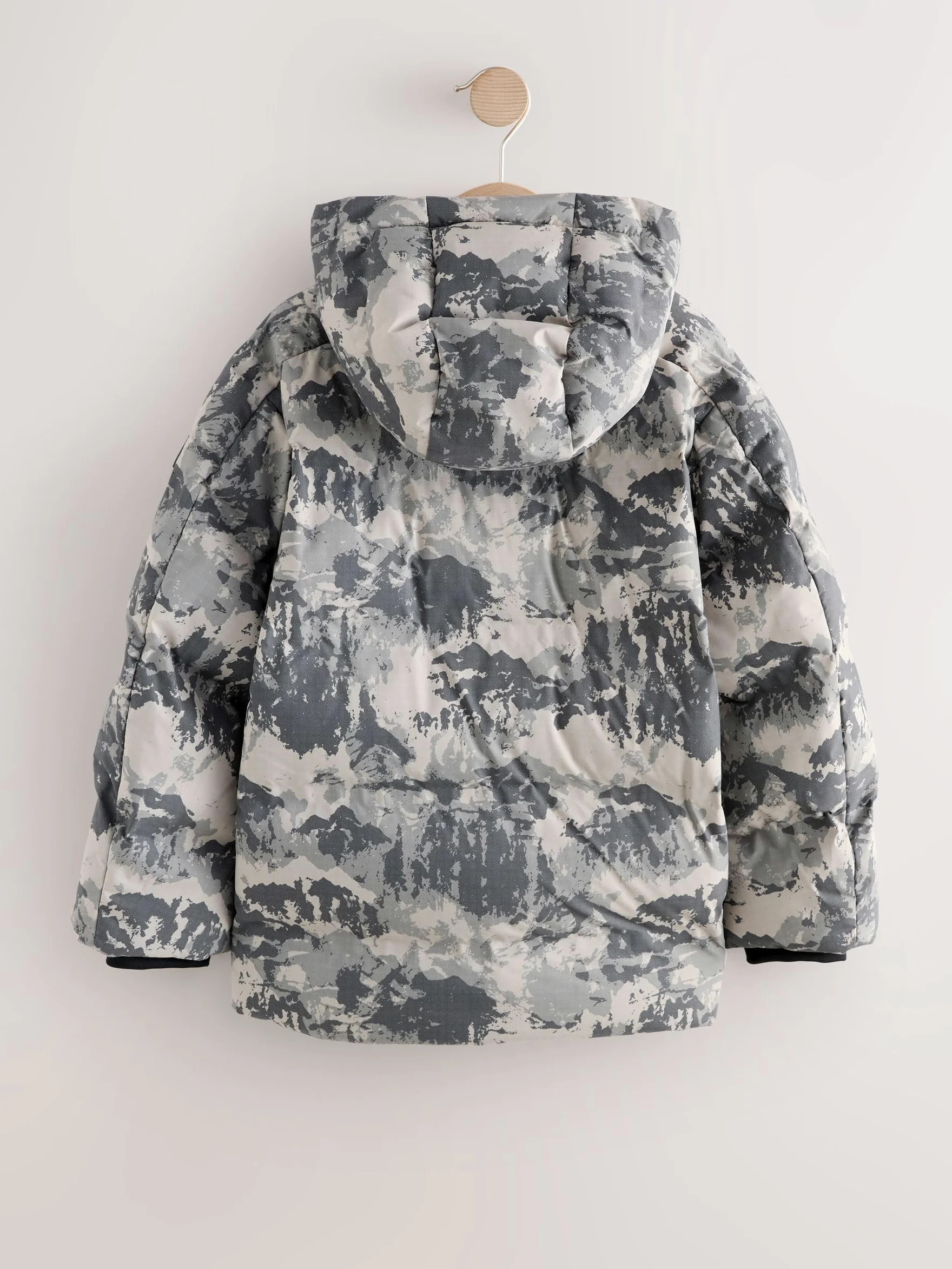 NEXT Niños Abrigo acolchado con forro de micropolar y diseño impermeable