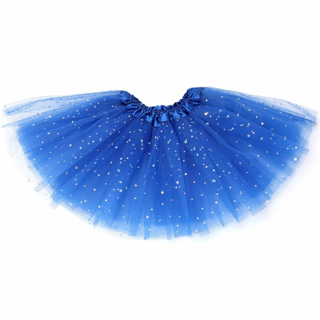 Falda tul niña azul 2-7 años tutus para niñas