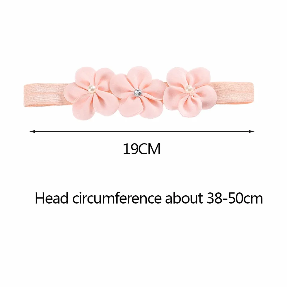 Diadema de Pelo para Bebé Cintas Florales Banda para Cabeza Niña Accesorios Fotografía