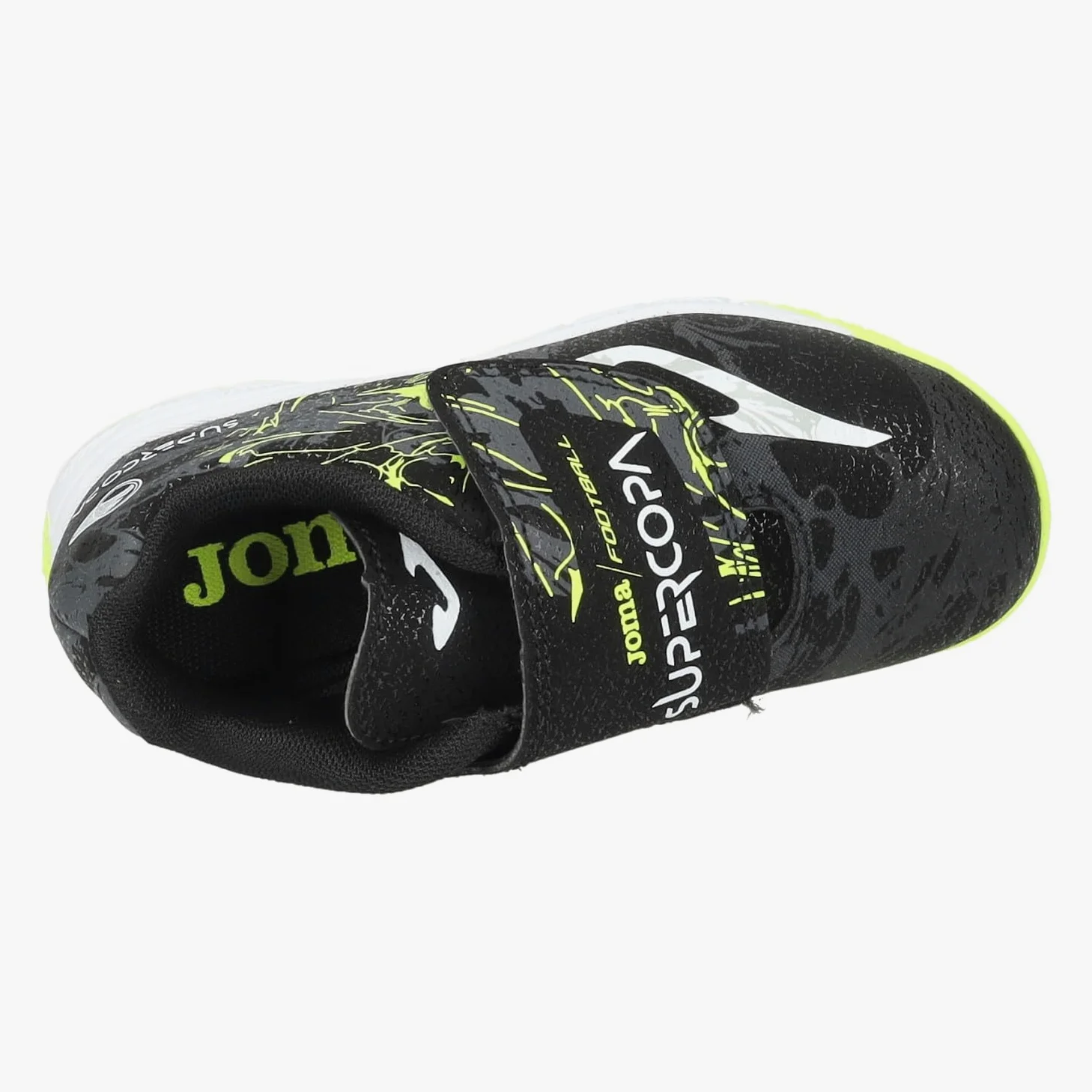 Joma SCJW2401INV Deportivas de fútbol Sala Plantilla extraíble, para niño, Super Copa jr NIÑO Deportivos