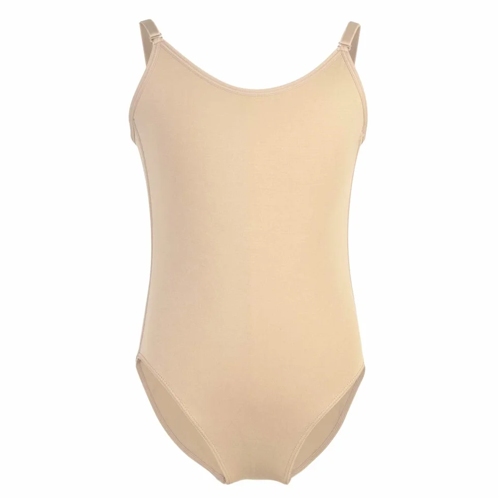 Soudittur Maillot de Danza Clásico Tirantes para Niña Ballet Body Leotardo con Correas Ajustables