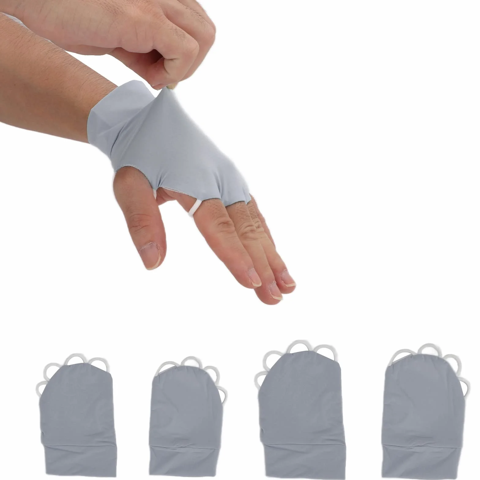 Guantes de Medio Dedo con Protección UV Sunsceen para Exteriores Hombres Mujeres